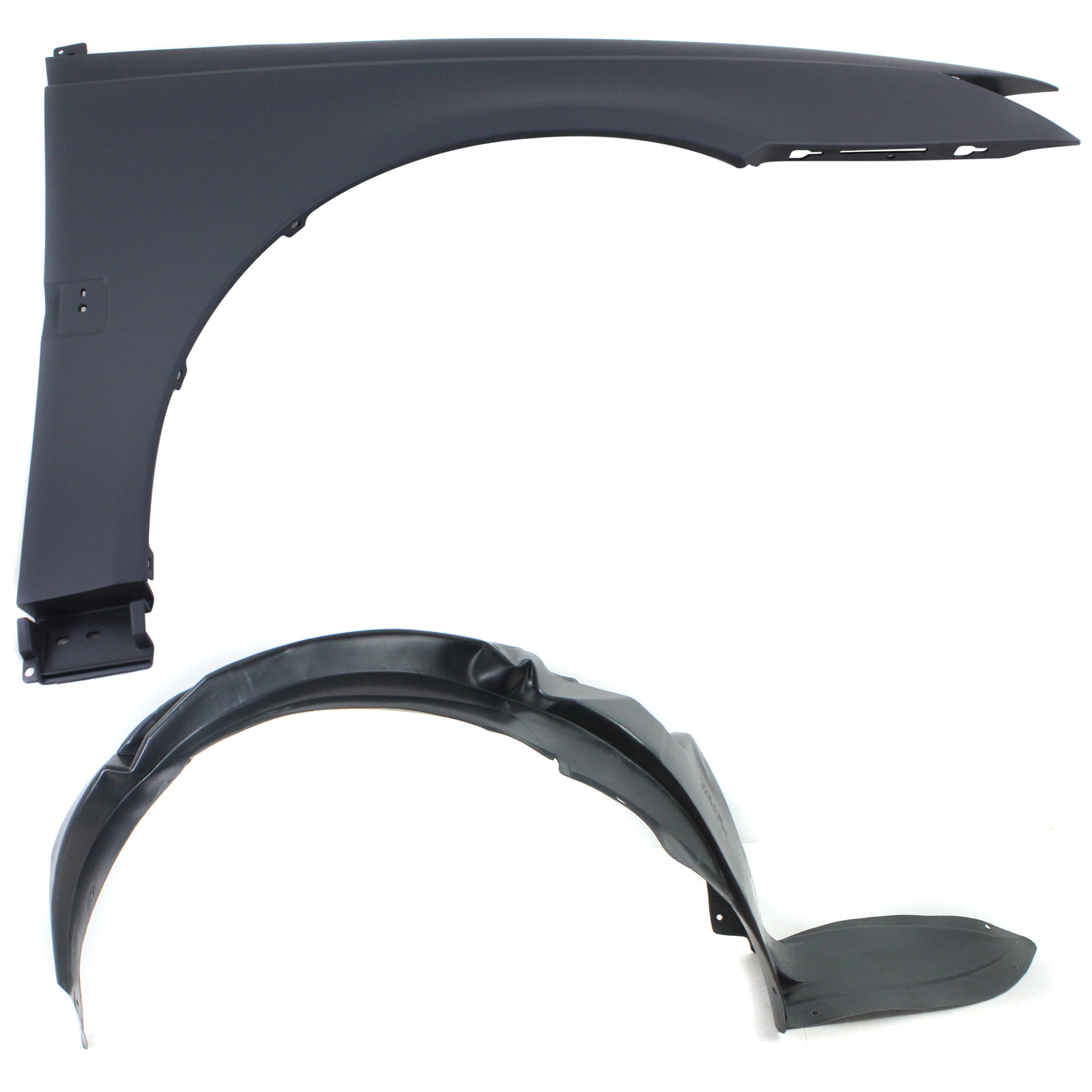 AM ION 03-07 FRONT FENDER RH 2 pc Kit Primed with Fender and Fender Liner SKU KIT 082224 C793 Partslink GM1241294 GM1249134 OEM 22731132-15283018