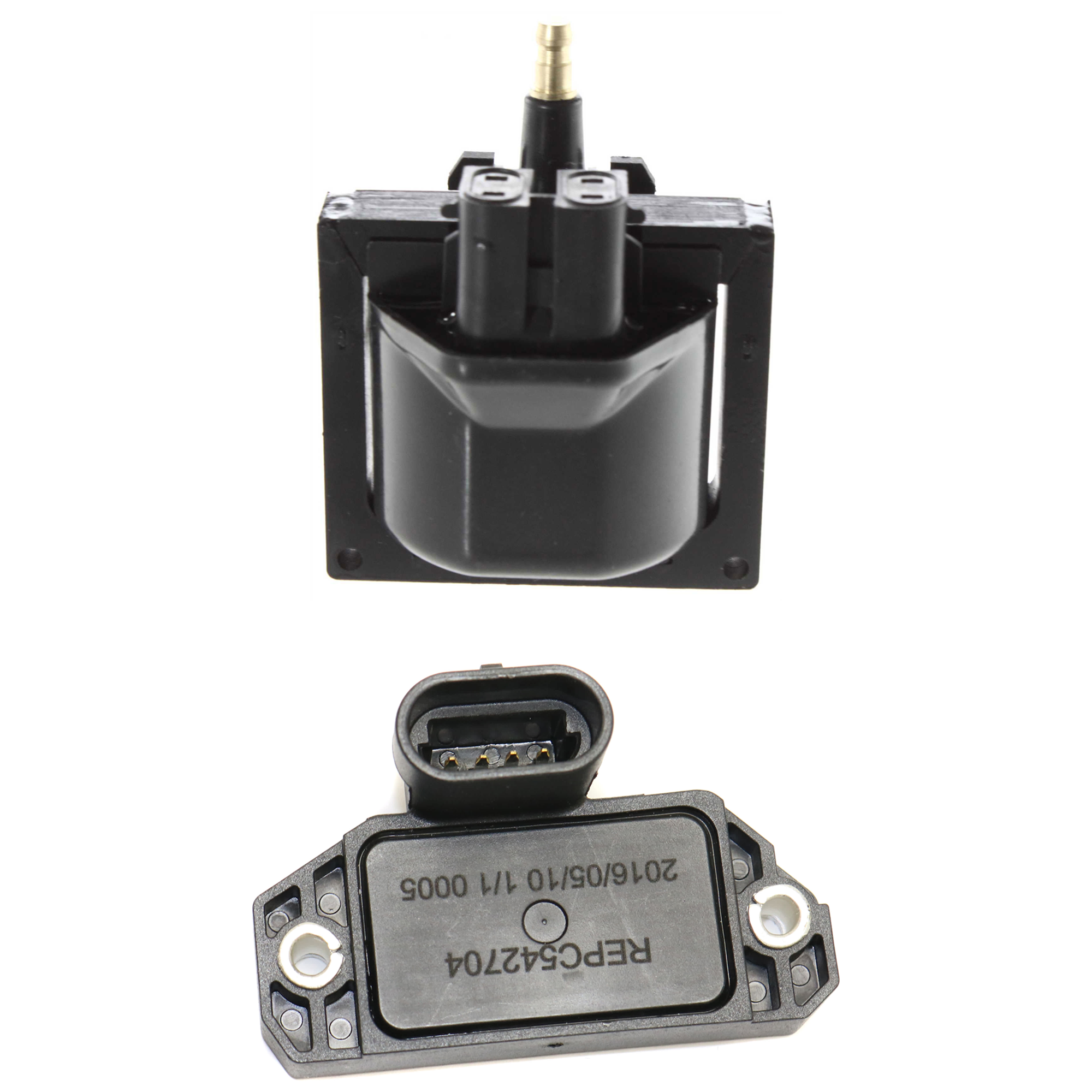 AM CAMARO CAPRICE FLEETWOOD 94-95 IGNITION COIL 2 pc kit with Ignition Module SKU KIT 082224 C809 OEM 7109-27109-551550-1533752-1619