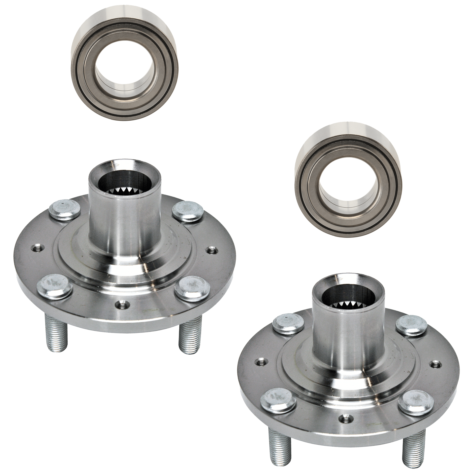AM CIVIC 92-00 FRONT HUB ASSEMBLY RH=LH 4 pc kit with Wheel Bearing SKU KIT 082224 C840