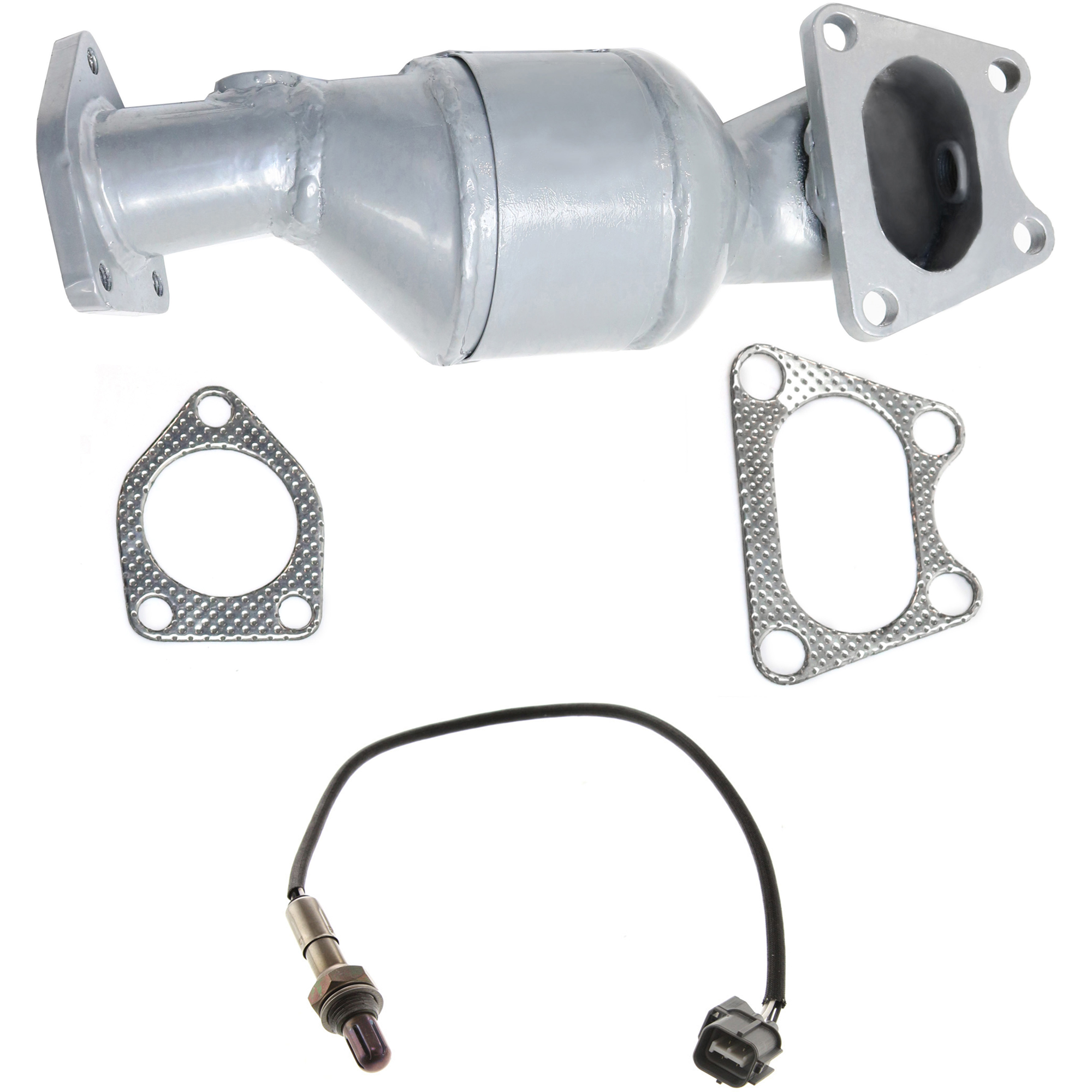 AM ACCORD 03-07 ODYSSEY 05-10 CATALYTIC CONVERTER Front LH 2 pc Kit with Oxygen Sensor SKU KIT 082316-03