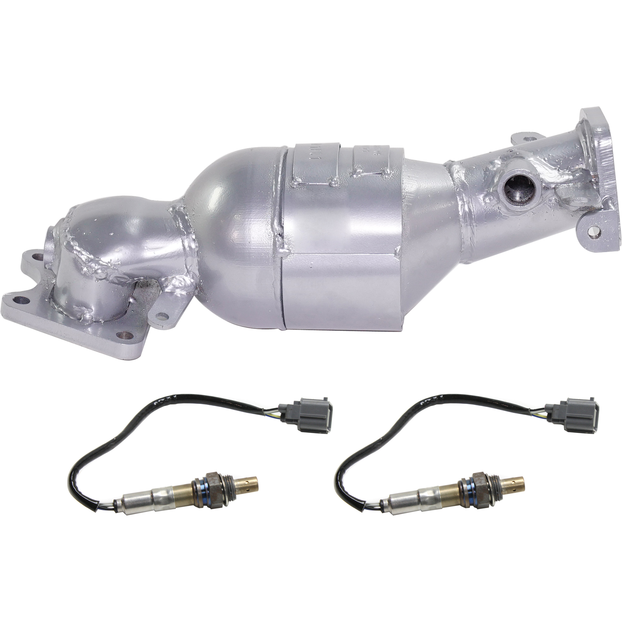 AM ACCORD 03-07 PILOT 05-08 CATALYTIC CONVERTER Front RH 3 pc Kit with Oxygen Sensors SKU KIT 082316-04