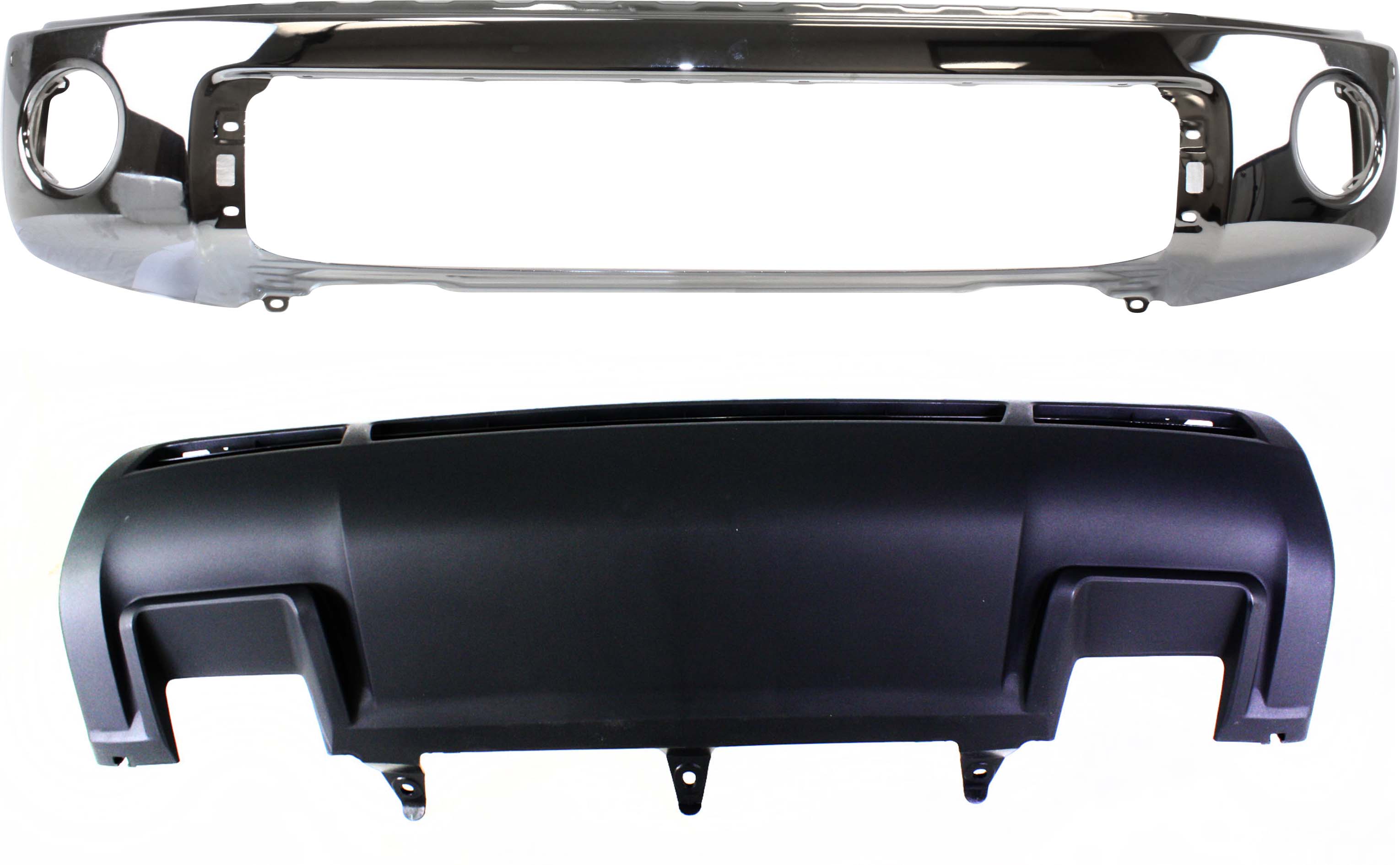 AM TUNDRA 10-13 FRONT BUMPER 2 pc kit with Valance SKU KIT 082417-106 Partslink TO1002181 TO1095202 OEM 521110C901-539110C040