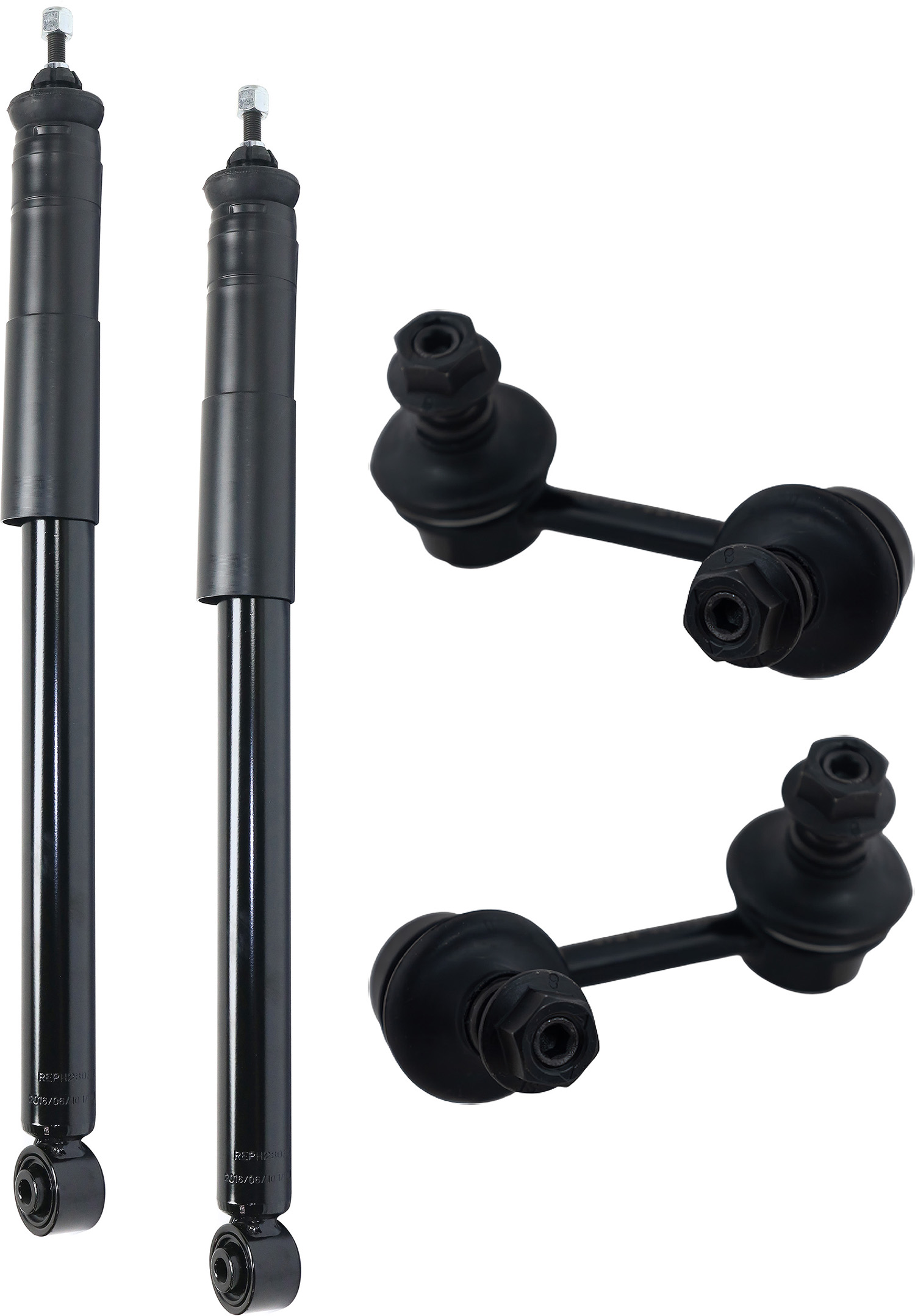 AM CIVIC 06-11 REAR SUSPENSION KIT RH AND LH 4 pc kit Coupe with Shock Absorbers and Sway Bar Links SKU KIT 082417-83 OEM 52610SVBA05-52321SNAA01-52320S