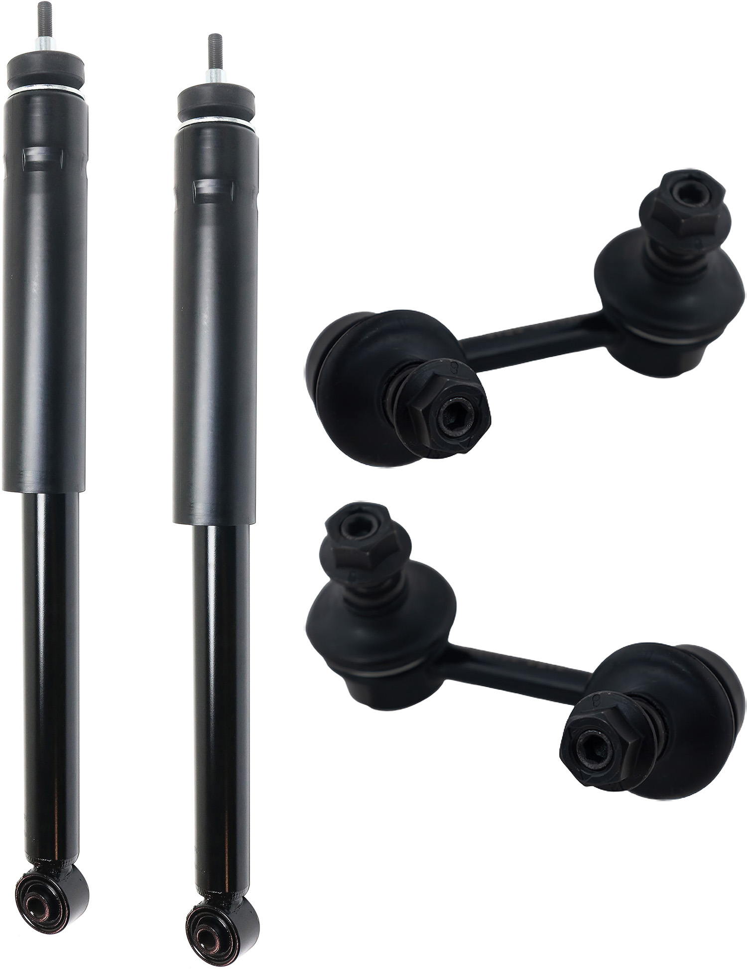 AM CIVIC 12-13 REAR SUSPENSION KIT RH AND LH 4 pc kit w Shock Absorbers and Sway Bar Links SKU KIT 082417-84 OEM 52610TS8A03-52610TS9A02-52321S