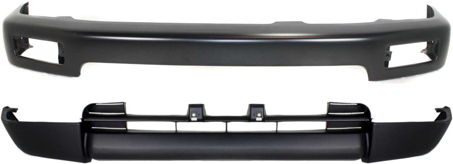 AM 4RUNNER 96-98 FRONT BUMPER 2 pc kit with Valance SKU KIT 082417-92 Partslink TO1002164 TO1095178 OEM 5210135350B0-5391135180B0 PFM