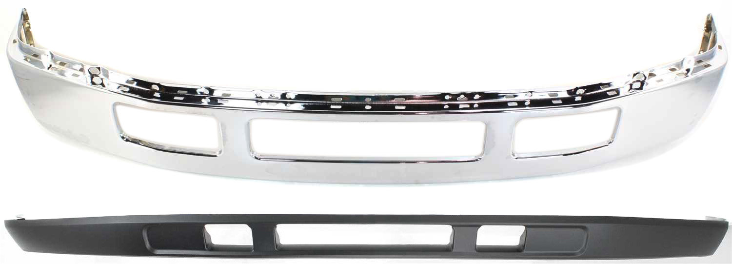 AM F 450 SUPER DUTY 05-07 F 550 SUPER DUTY 05-07 FRONT BUMPER 2 pc kit with Valance SKU KIT 082417-95 Partslink FO1002396 FO1095219 OEM 5C3Z17757FA 5C3Z17626AAA