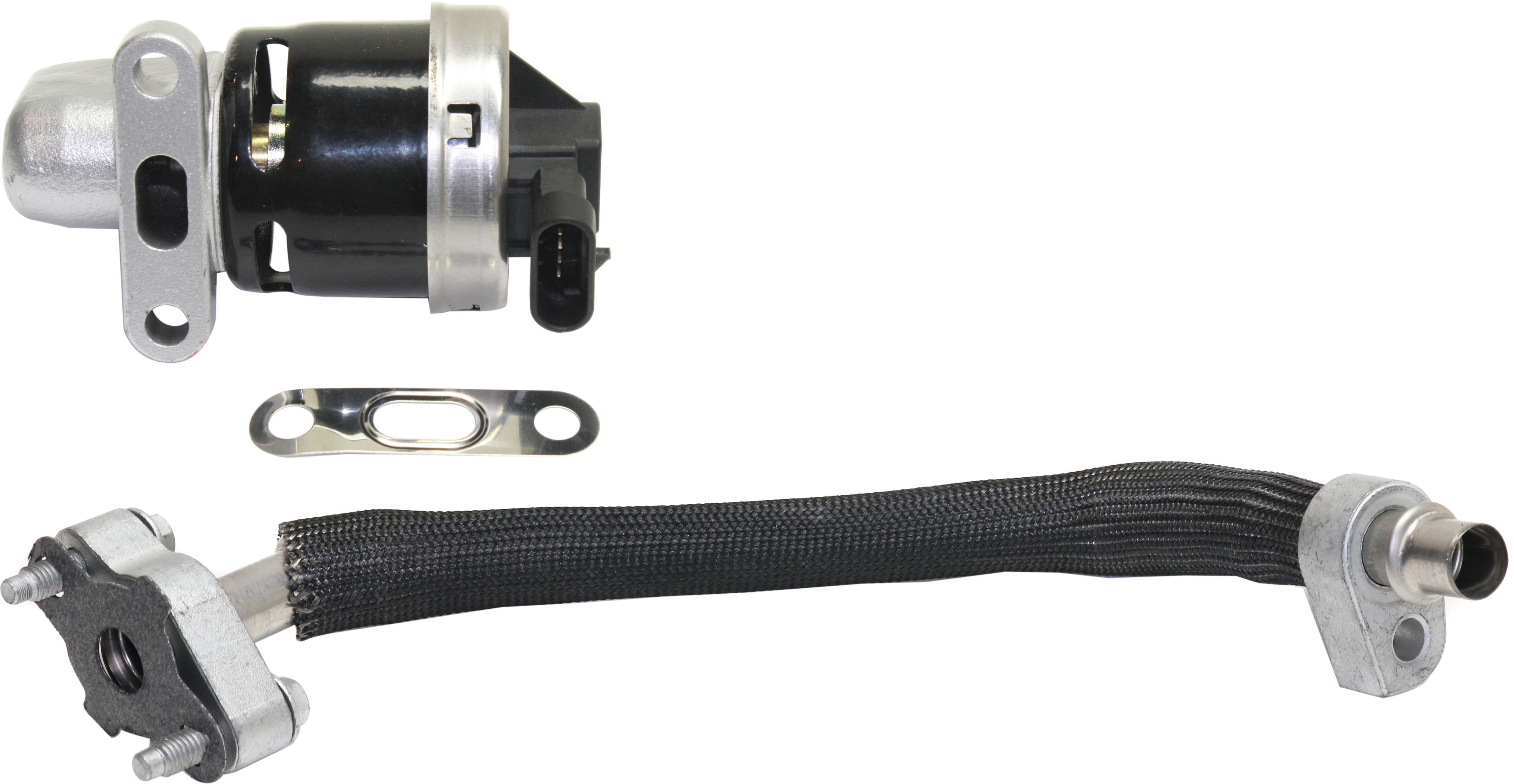 AM EQUINOX 05-09 TORRENT 06-09 EGR VALVE 6 Cyl. 3.4L Engine 1 Male Terminal 2 pc Kit w EGR Line SKU KIT 082516-13 OEM 240059-598200-12602507 EGT59 E