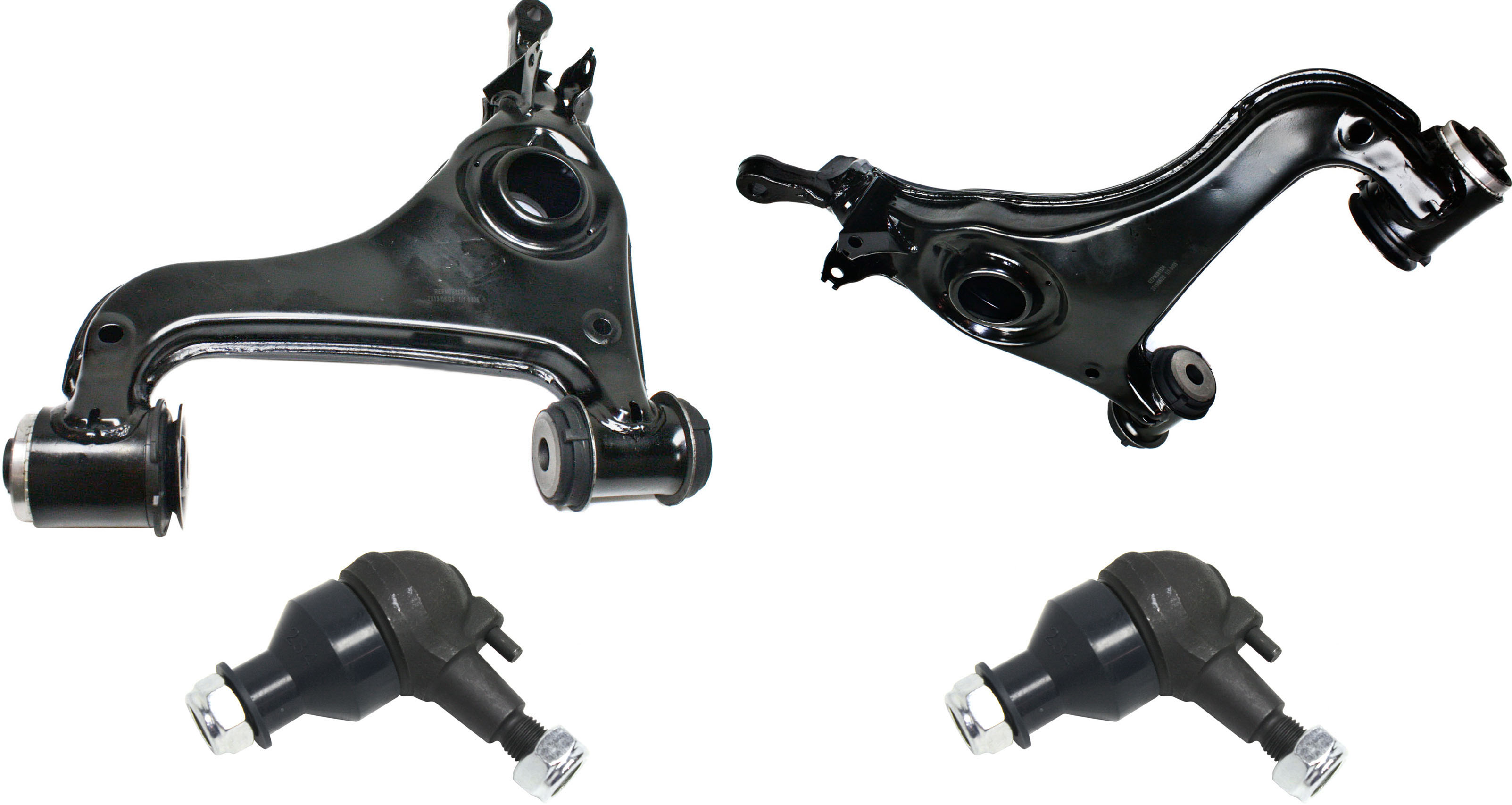 AM C220-94-96 E350-06-09 FRONT CONTROL ARM KIT RH AND LH Lower 4 pc kit with Ball Joints SKU KIT 082516-23 OEM 211-005-101-483-126-000-000-000-000