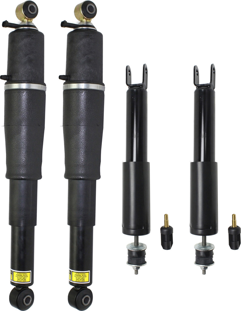 AM YUKON 00-06 SUSPENSION KIT Set of 4 Front and Rear RH and LH Includes Shock Absorber and Strut Assembly and Air Spring SKU KIT 083017-13 OEM 22187159