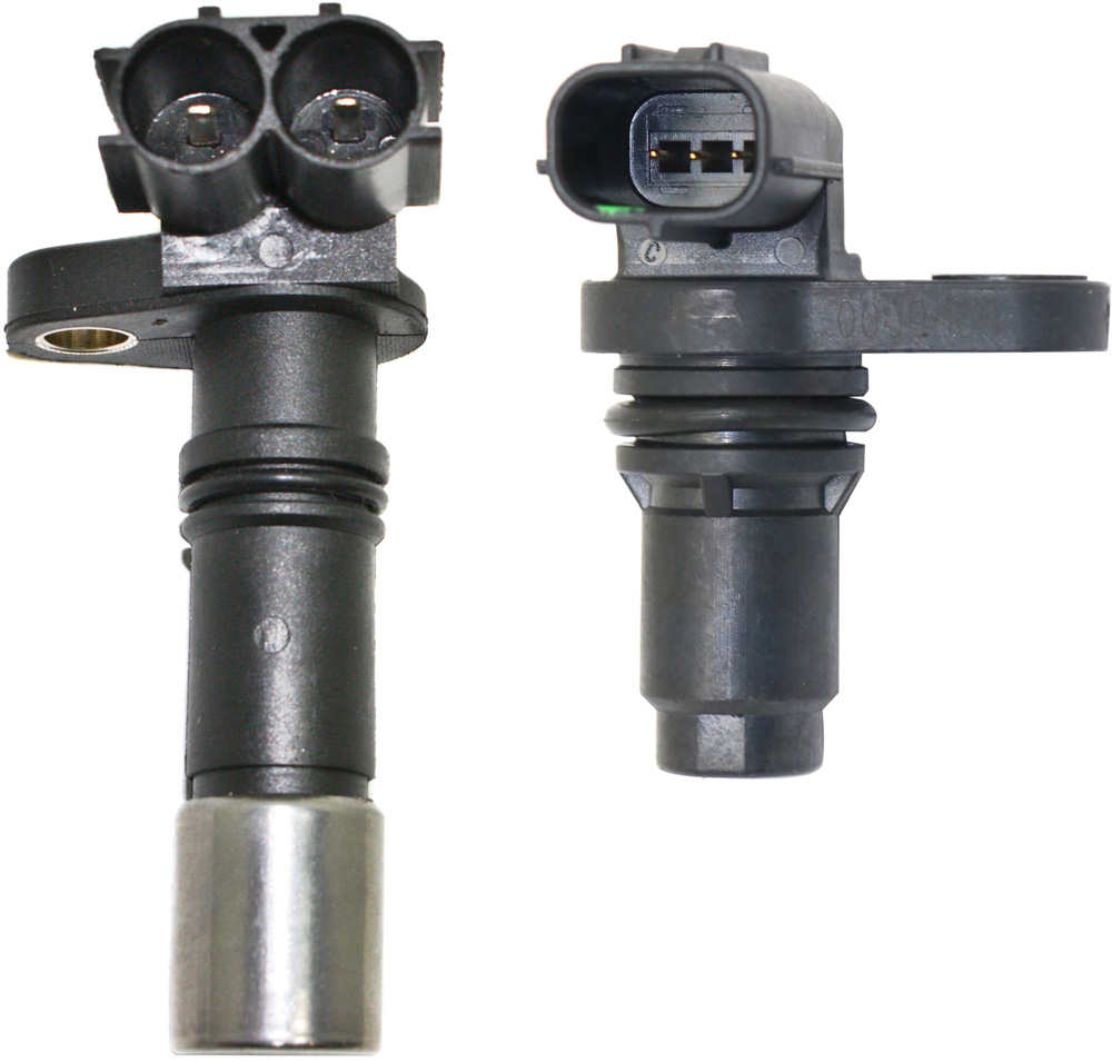 AM IS350-06-20 CRANKSHAFT POSITION SENSOR 2 Blade Male Terminal and 1 Female Connector 2 pc kit w Camshaft Position Sensor SKU KIT 083018-24 OEM 22-388-733-059-620-600-000-000-000