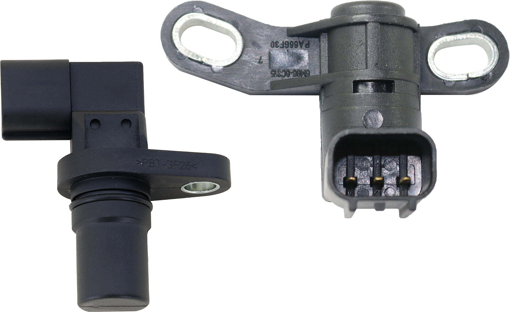 AM MAZDA 6-06-07 MAZDA 3-07-13 CRANKSHAFT POSITION SENSOR 3 Prong Blade Female Terminal 1 Male Connector 2 pc kit w Camshaft Position Sensor SKU KIT 083018-27 OEM 73445-190336-715524-907966-180