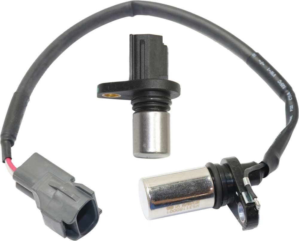 AM XB 08-15 CRANKSHAFT POSITION SENSOR 2 pc Kit 2 Blade Male Terminal 1 Female Connector with Camshaft Position Sensor SKU KIT 083018-51 OEM 9091905067-96222-147751-190441
