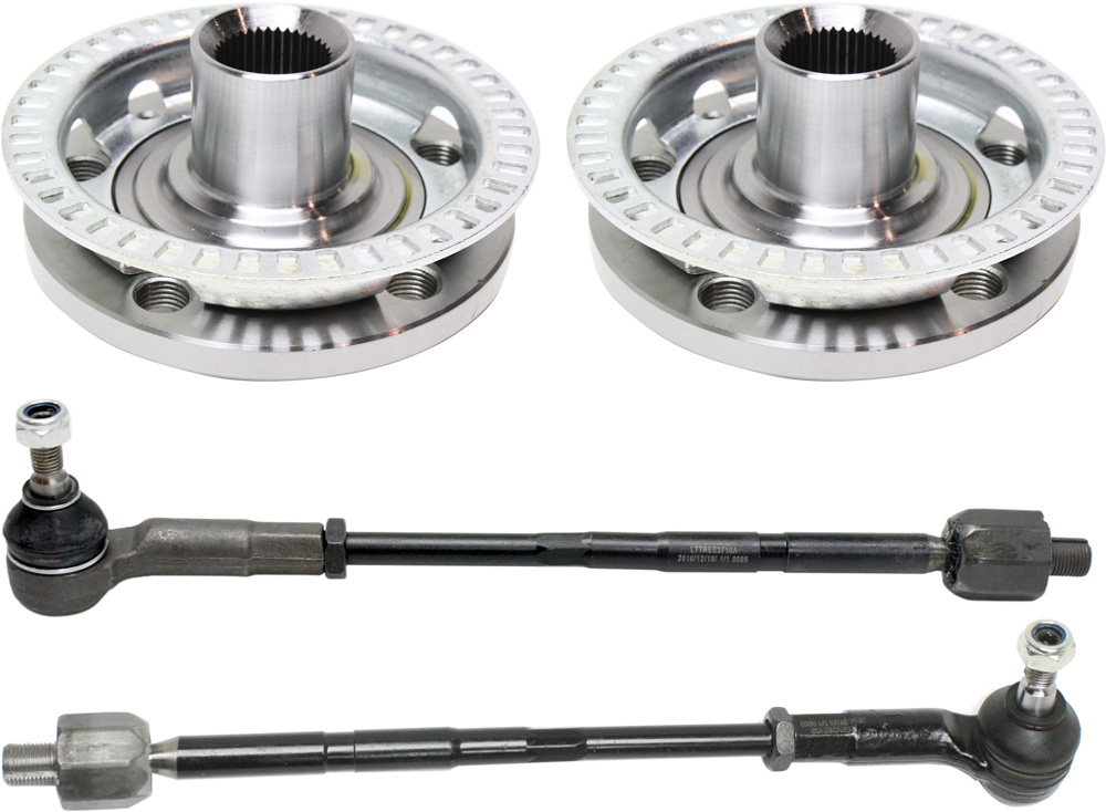AM BEETLE 98-10 GOLF 99-06 FRONT HUB ASSEMBLY RH AND LH 5 Studs 4 pc Kit w Tie Rod Assemblies SKU KIT 083117-63 OEM 1J0407613G 1014497 N1067-1J042