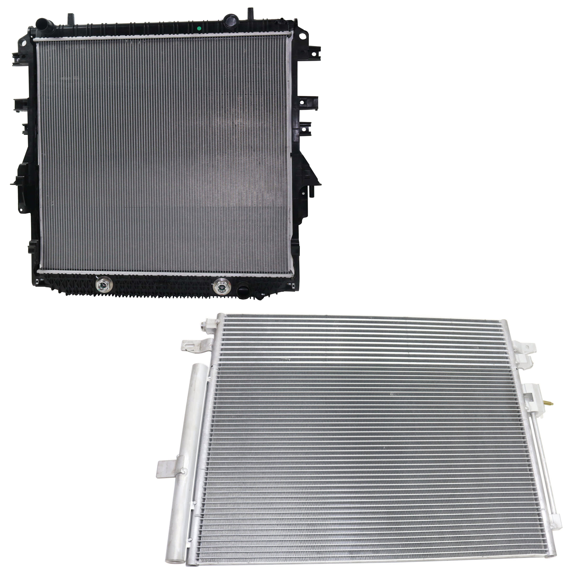 AM COLORADO 15-15 CANYON 15-16 A C CONDENSER RADIATOR KIT 2 pc kit 3.6L Eng. 6 Cyl. SKU KIT 083124-109 Partslink GM3030308 GM3010573 OEM 848-087-012-293-494-000-000-000