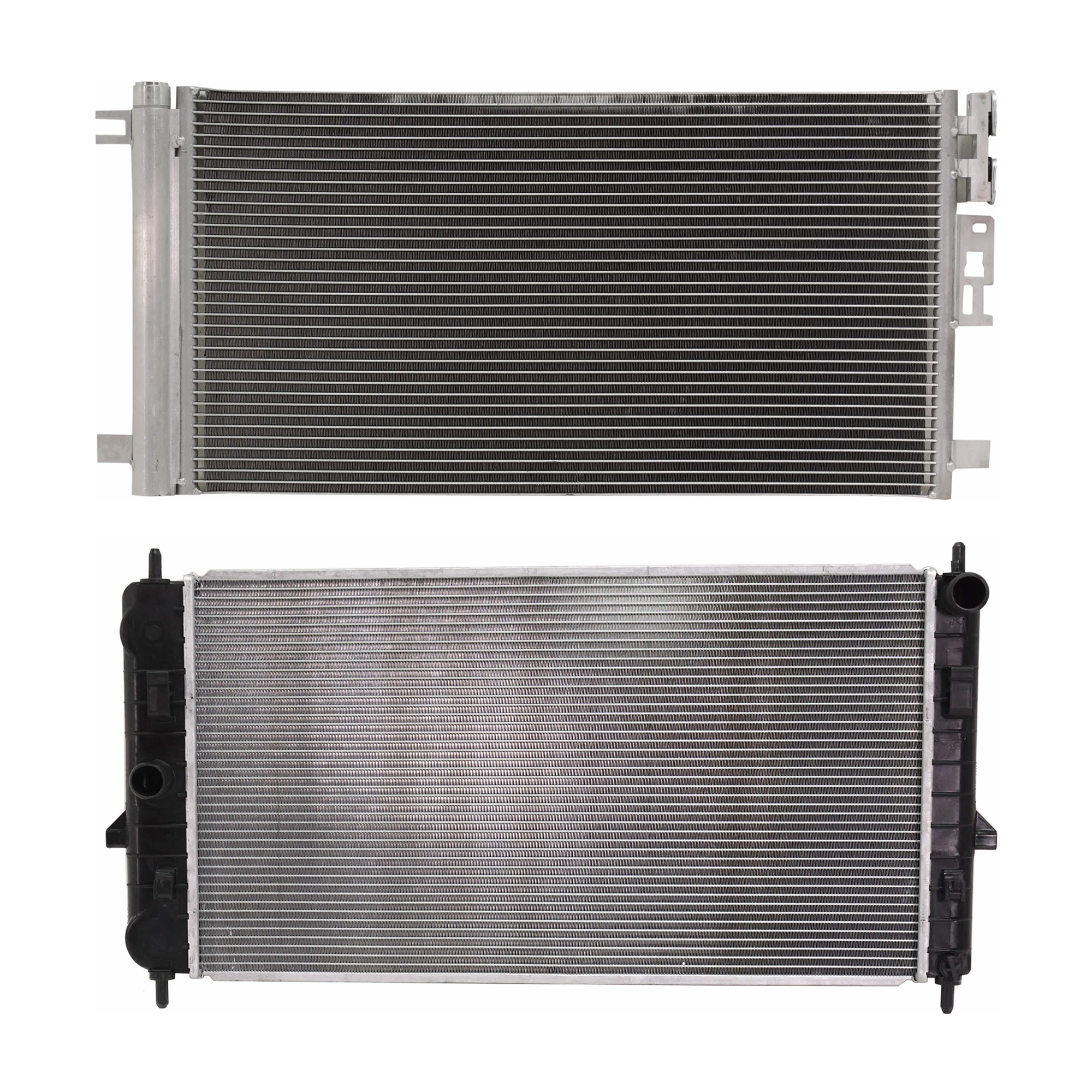 AM COBALT 05-10 ION 04-07 A C CONDENSER RADIATOR KIT 2 pc kit 2.0L Eng. 4 Cyl. SKU KIT 083124-113 Partslink GM3030251 GM3010472 OEM 20841583-22717621