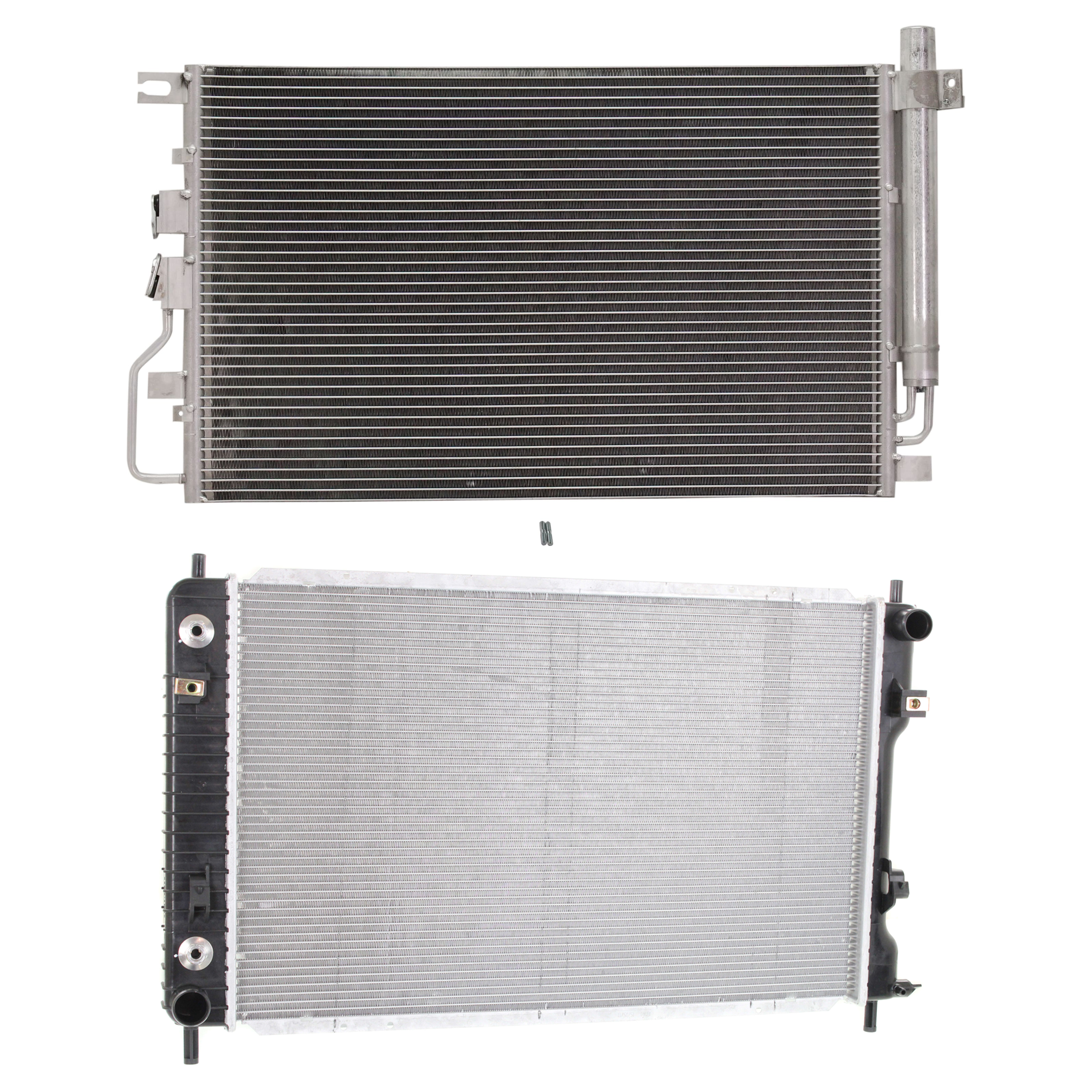 AM EQUINOX TERRAIN 10-17 A C CONDENSER RADIATOR KIT 2 pc kit 2.4L Eng. 4 Cyl. SKU KIT 083124-93 Partslink GM3030284 SZ3030123 GM3030303 GM3010532 OEM 20839794-23400197-9531078J02-1
