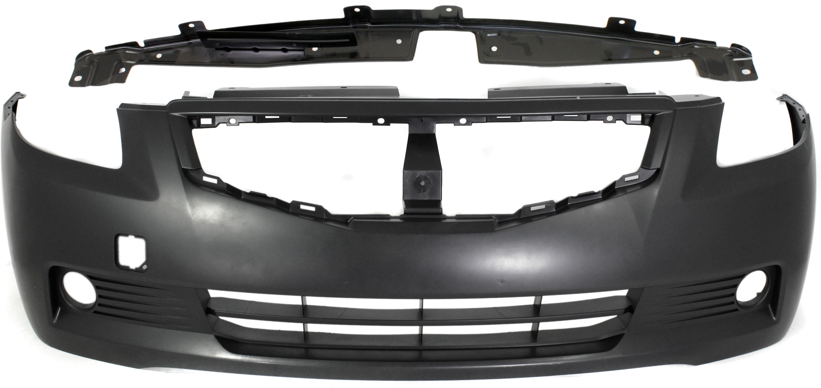 AM ALTIMA 08-09 FRONT BUMPER COVER 2 pc Kit with Bumper Retainer SKU KIT 090417-70 Partslink NI1000250 NI1031113 OEM 62022JB100-62240JB10B