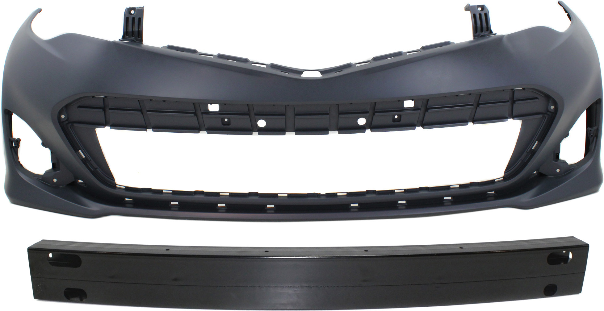 AM AVALON 13-14 FRONT BUMPER COVER 2 pc Kit with Bumper Reinforcement SKU KIT 090417-90 Partslink TO1000396 TO1006234 OEM 5211907910-5202107010