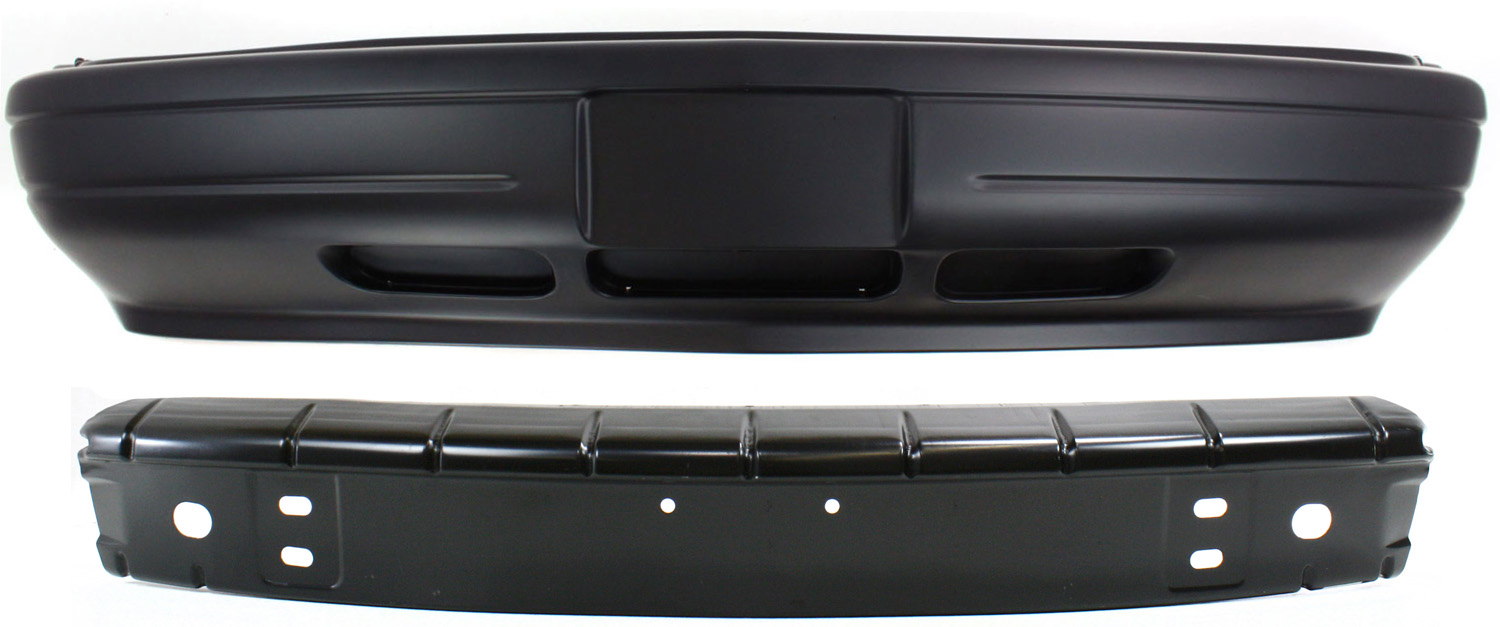 AM ASTRO SAFARI 95-05 FRONT BUMPER COVER 2 pc Kit with Bumper Reinforcement SKU KIT 090417-93 Partslink GM1000510 GM1006359 OEM 12382996-12389351