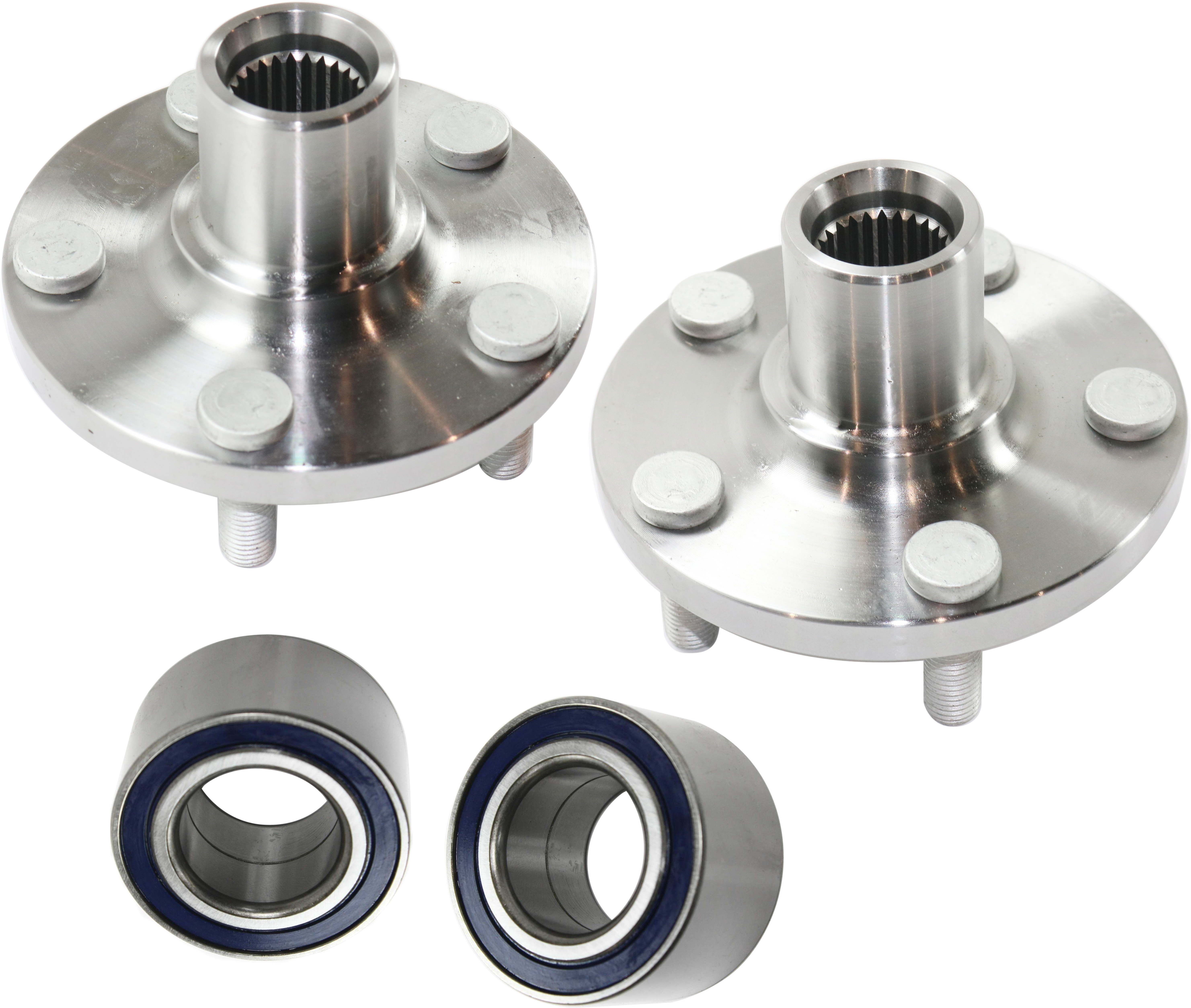 AM TC 05-10 FRONT HUB ASSEMBLY RH AND LH 4 pc Kit with Wheel Bearings SKU KIT 090517-04