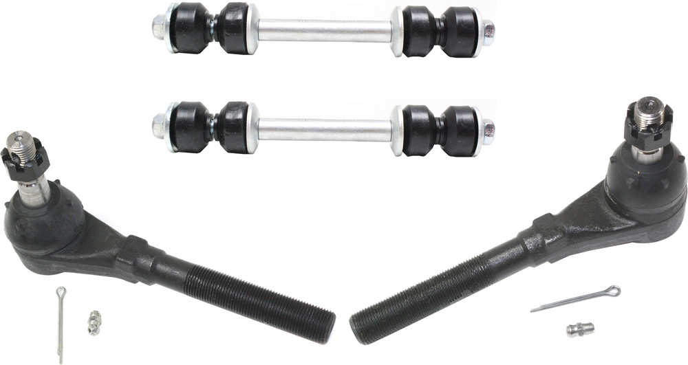 AM F SERIES 97-04 FRONT SUSPENSION KIT RH AND LH 4 pc kit with Sway Bar Links and Tie Rod Ends SKU KIT 090517-16 OEM 2651323-5451032-18228HD 45G003