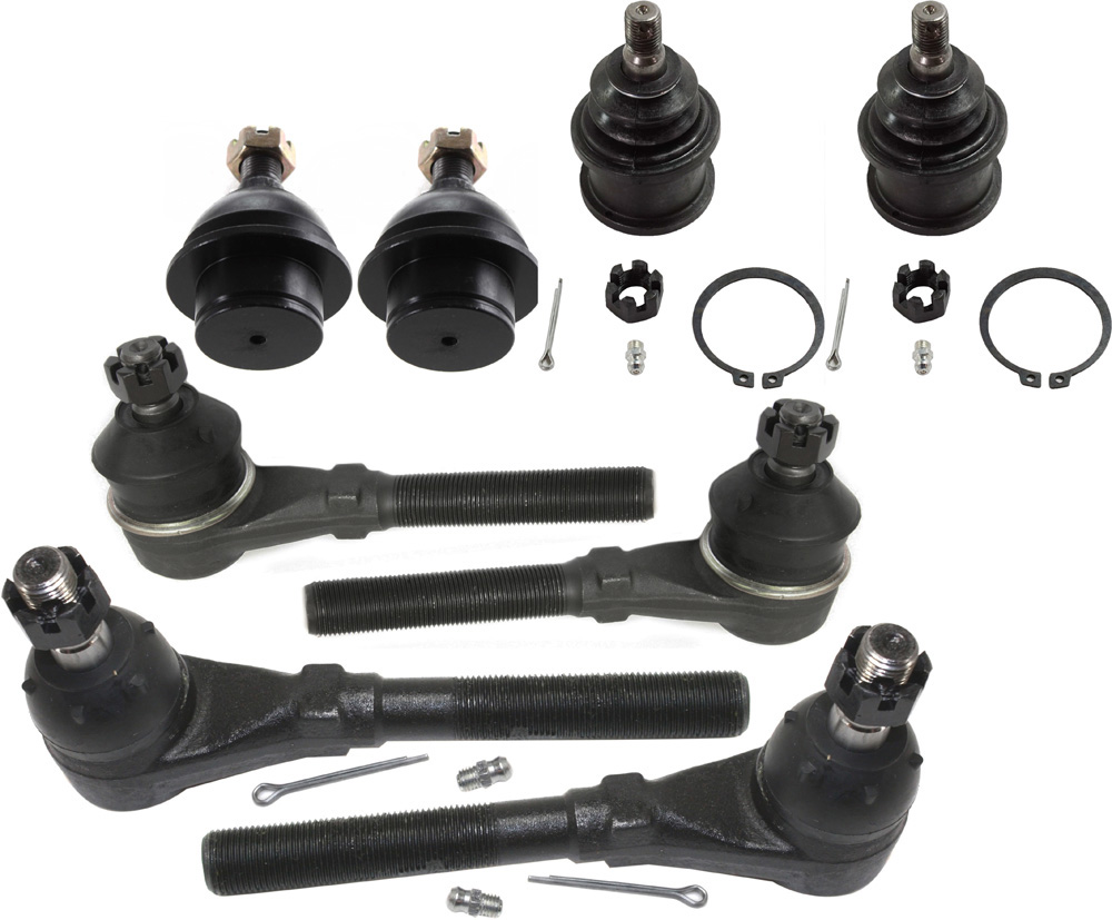 AM F SERIES 97-04 FRONT SUSPENSION KIT RH AND LH 8 pc Kit with Ball Joints and Tie Rod Ends SKU KIT 090517-42 OEM 104222-285019-1016769-26014