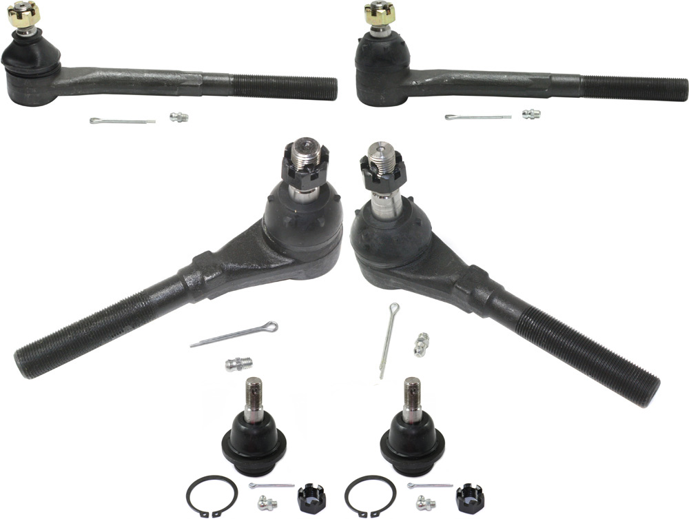 AM F SERIES 97-04 FRONT SUSPENSION KIT RH AND LH 6 pc kit with Ball Joints and Tie Rod Ends SKU KIT 090517-45 OEM 104222-285019-1016769-2601460