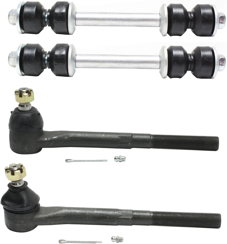 AM F SERIES 97-04 FRONT SUSPENSION KIT RH AND LH 4 pc kit with Sway Bar Links and Tie Rod Ends SKU KIT 090517-69 OEM 2651323-5451032-18228HD 45G003