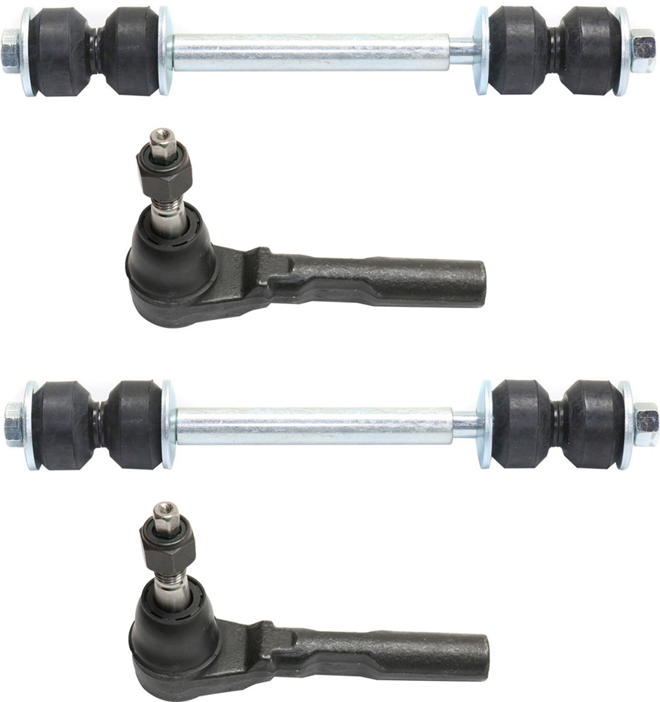 AM EXPRESS SAVANA 1500-2500-03-14 FRONT SUSPENSION KIT RH AND LH 4 pc kit with Sway Bar Links and Tie Rod Ends SKU KIT 090617-61 OEM 684012-2651318-5451028-1596392