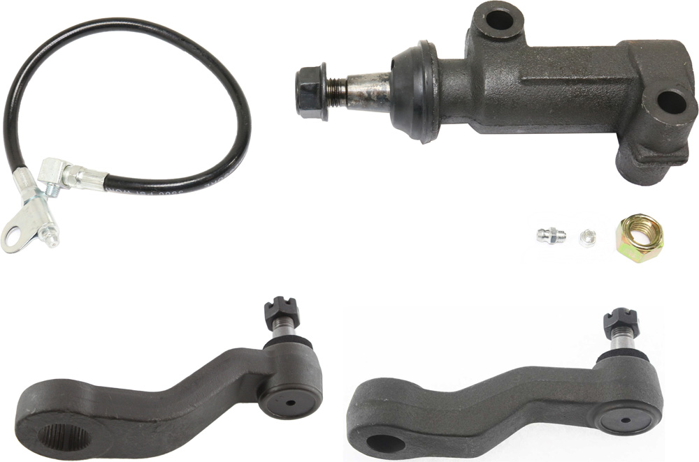 AM SILVERADO SIERRA 1500-99-07 EXPRESS SAVANA VAN 03-19 FRONT SUSPENSION KIT 3 pc kit with Idler Arm Idler Arm Bracket and Pitman Arm SKU KIT 090617-66 OEM 190165-2683714-4501120-1247934