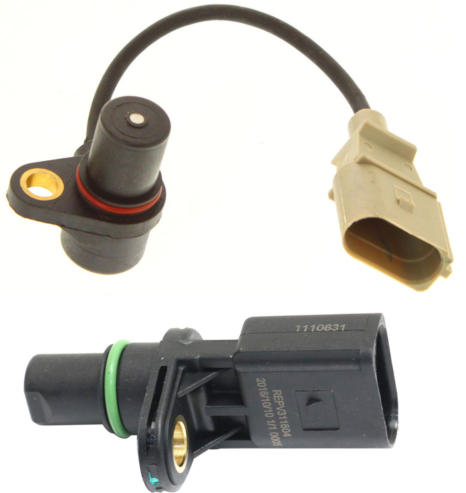 AM A4 QUATTRO 05-08 BEETLE 06-10 CRANKSHAFT POSITION SENSOR 2 pc kit with Camshaft Position Sensor SKU KIT 090618-04 OEM 06A906433L 22246-73722-96245-1