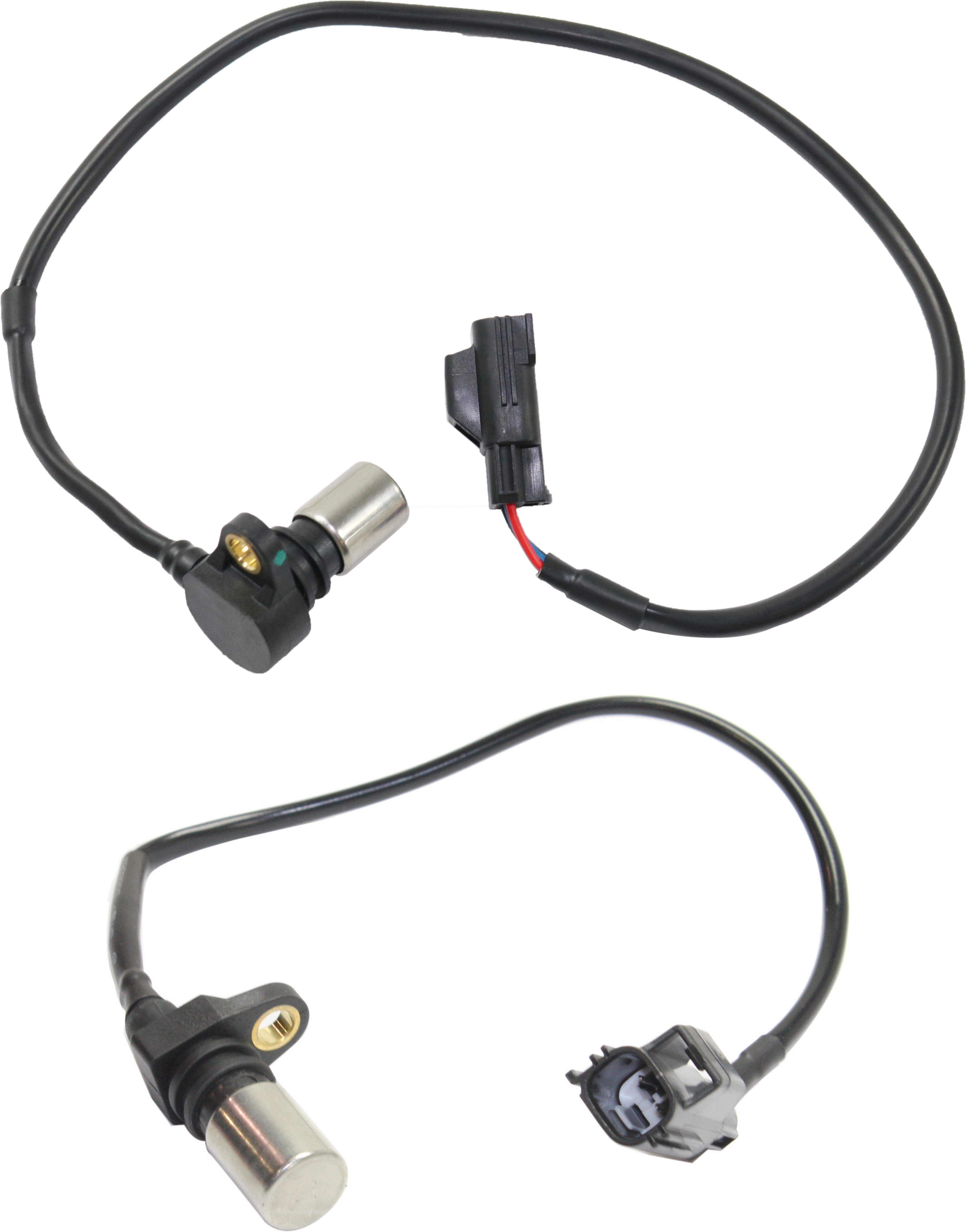AM V70-99-01 C70-00-01 CRANKSHAFT POSITION SENSOR 2 Blade Male Terminal and 1 Female Connector 2 pc kit w Camshaft Position Sensor SKU KIT 090618-06 OEM 73465-190294-715080-907962-127