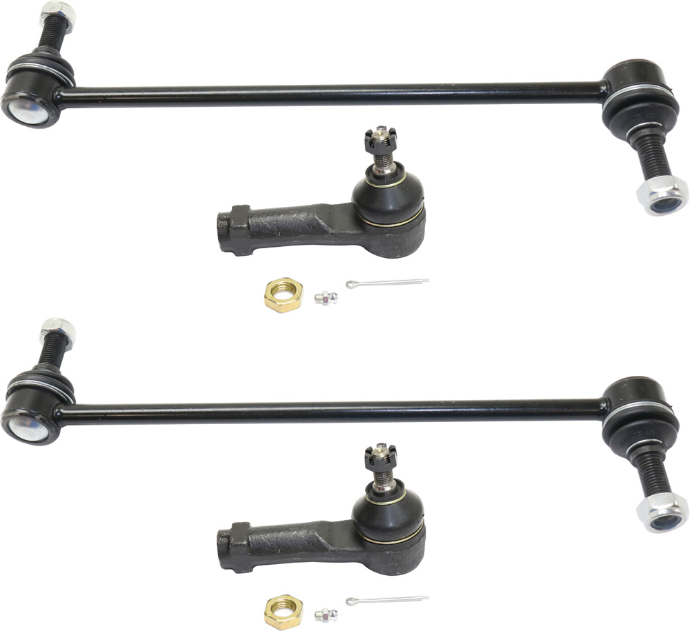 AM ODYSSEY 99-04 FRONT SUSPENSION KIT RH AND LH 4 pc Kit with Sway Bar Links and Tie Rod Ends SKU KIT 090717-24 OEM 18315-1015302-2651497-5451288