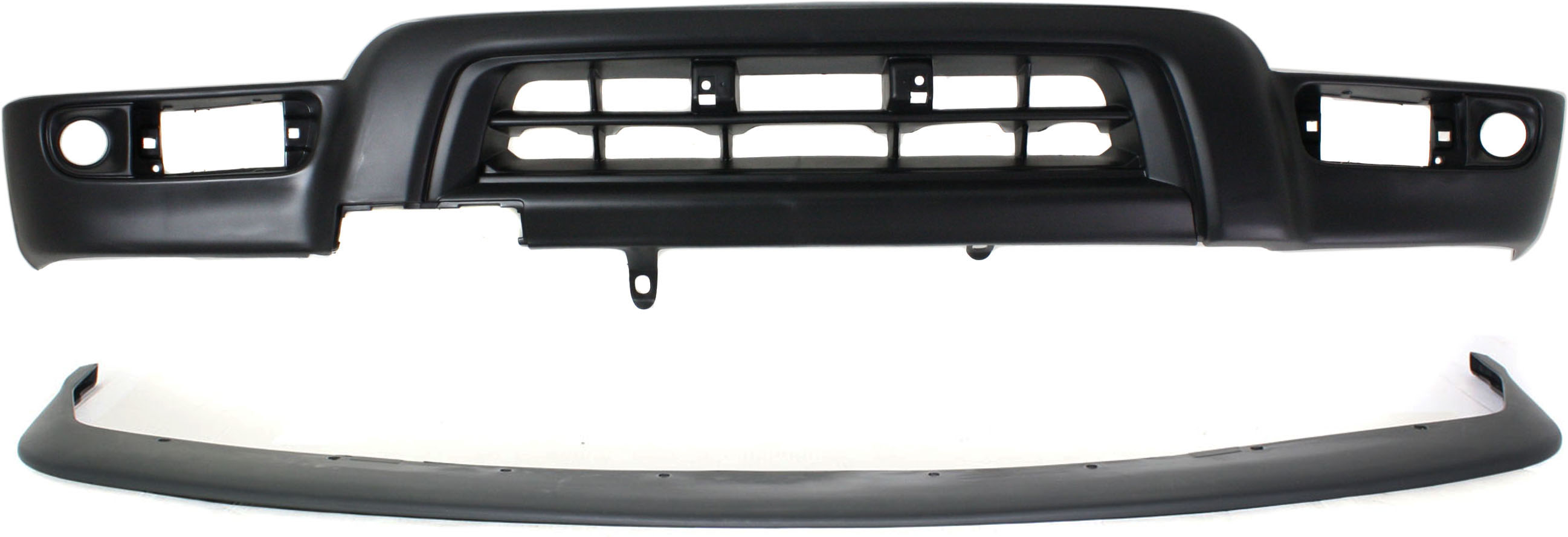 AM 4RUNNER 99-02 FRONT BUMPER MOLDING RH AND LH 2 pc kit with Lower Panel SKU KIT 090717-58 Partslink TO1087108 TO1095181 OEM 5211935020-5391135912