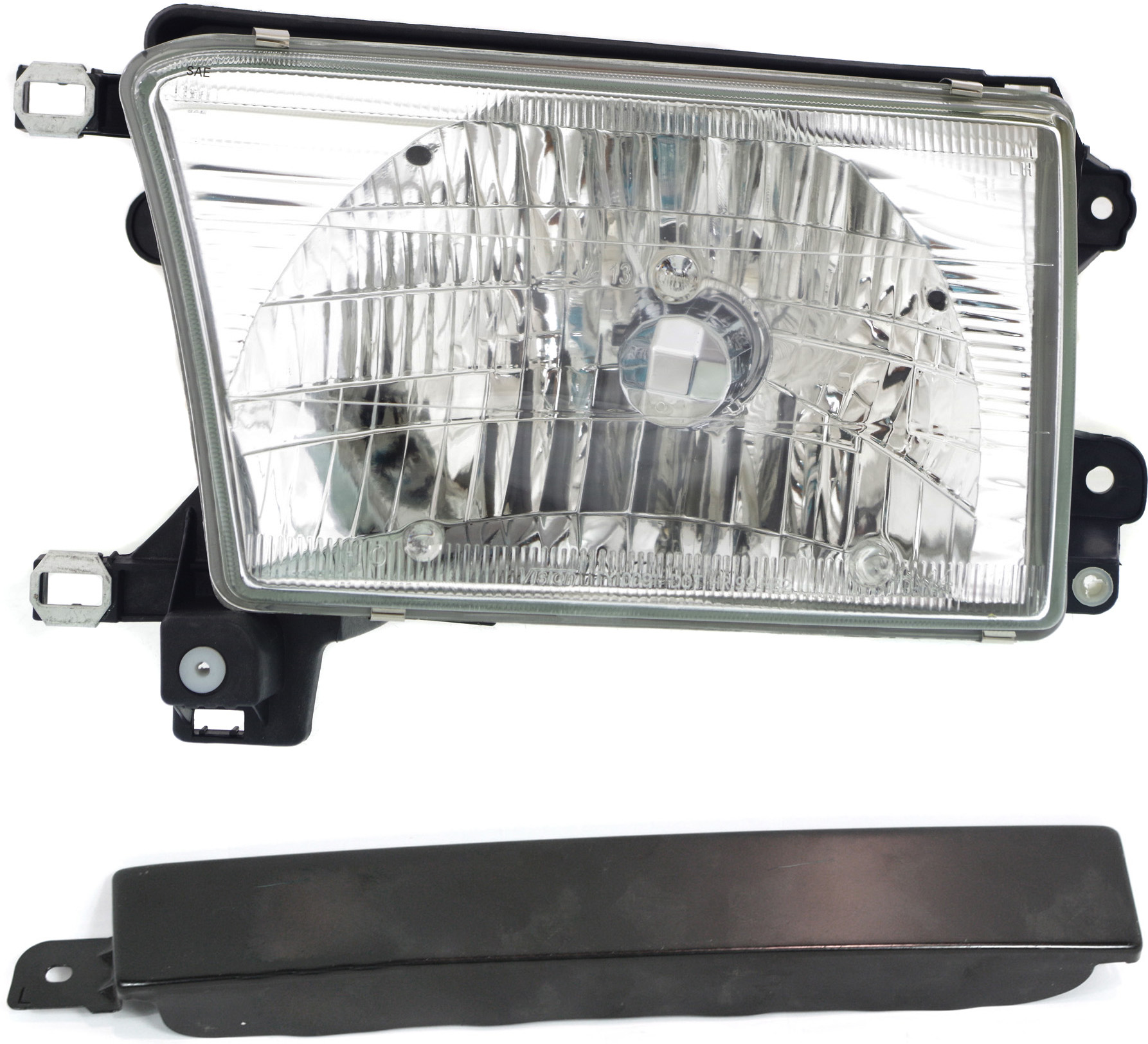 AM 4RUNNER 99-02 HEAD LAMP LH Assembly Halogen 2 pc Kit with Grille Assembly SKU KIT 090717-80 Partslink TO2502128 TO1088103 OEM 8115035300-5251335030