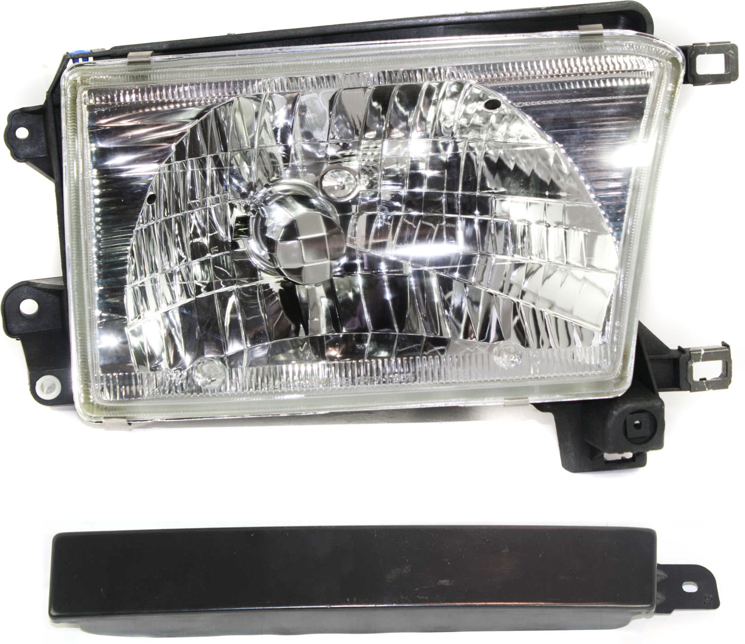 AM 4RUNNER 99-02 HEAD LAMP RH Assembly Halogen 2 pc Kit with Grille Assembly SKU KIT 090717-92 Partslink TO2503128 TO1089103 OEM 8111035320-5251235030
