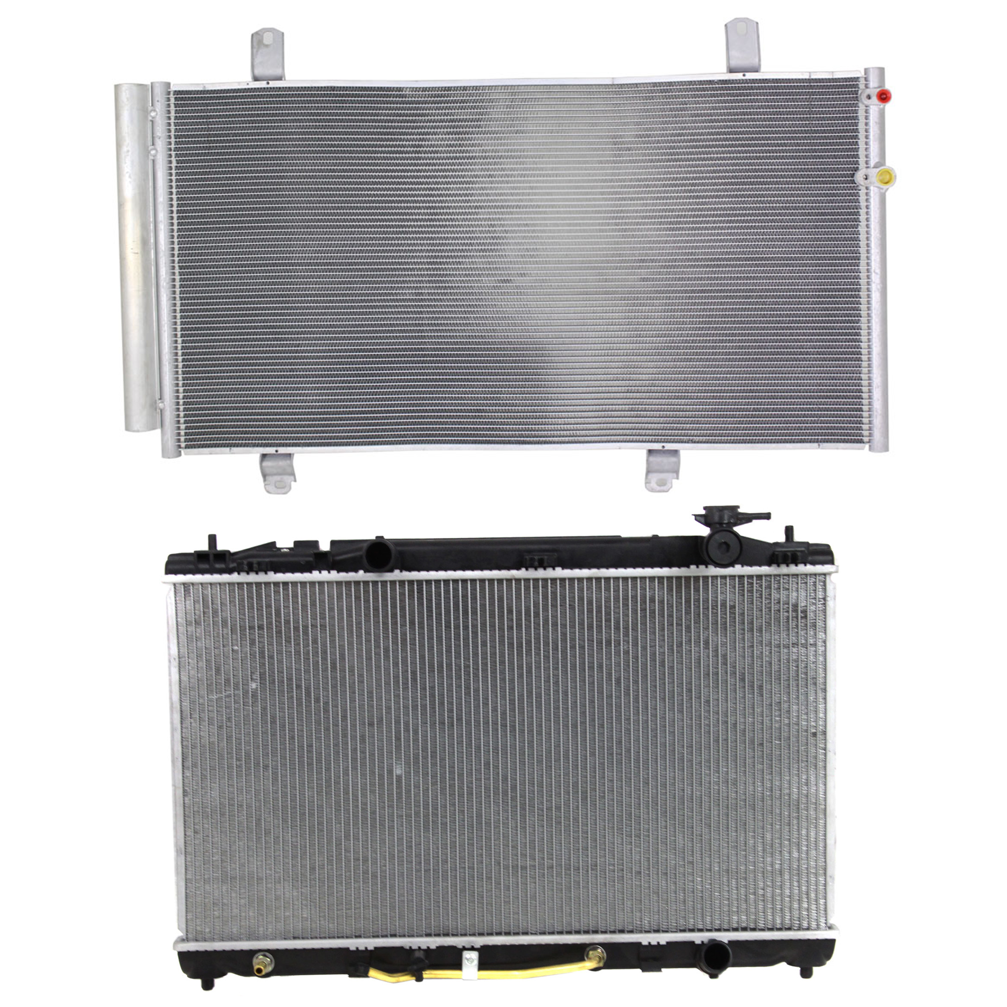 AM CAMRY 07-09 RADIATOR 2 pc kit 4 Cyl 2.4L Eng. with A C Condenser SKU KIT 090823-29 Partslink TO3010312 TO3030203 OEM 164000H210-8846007070-88460062