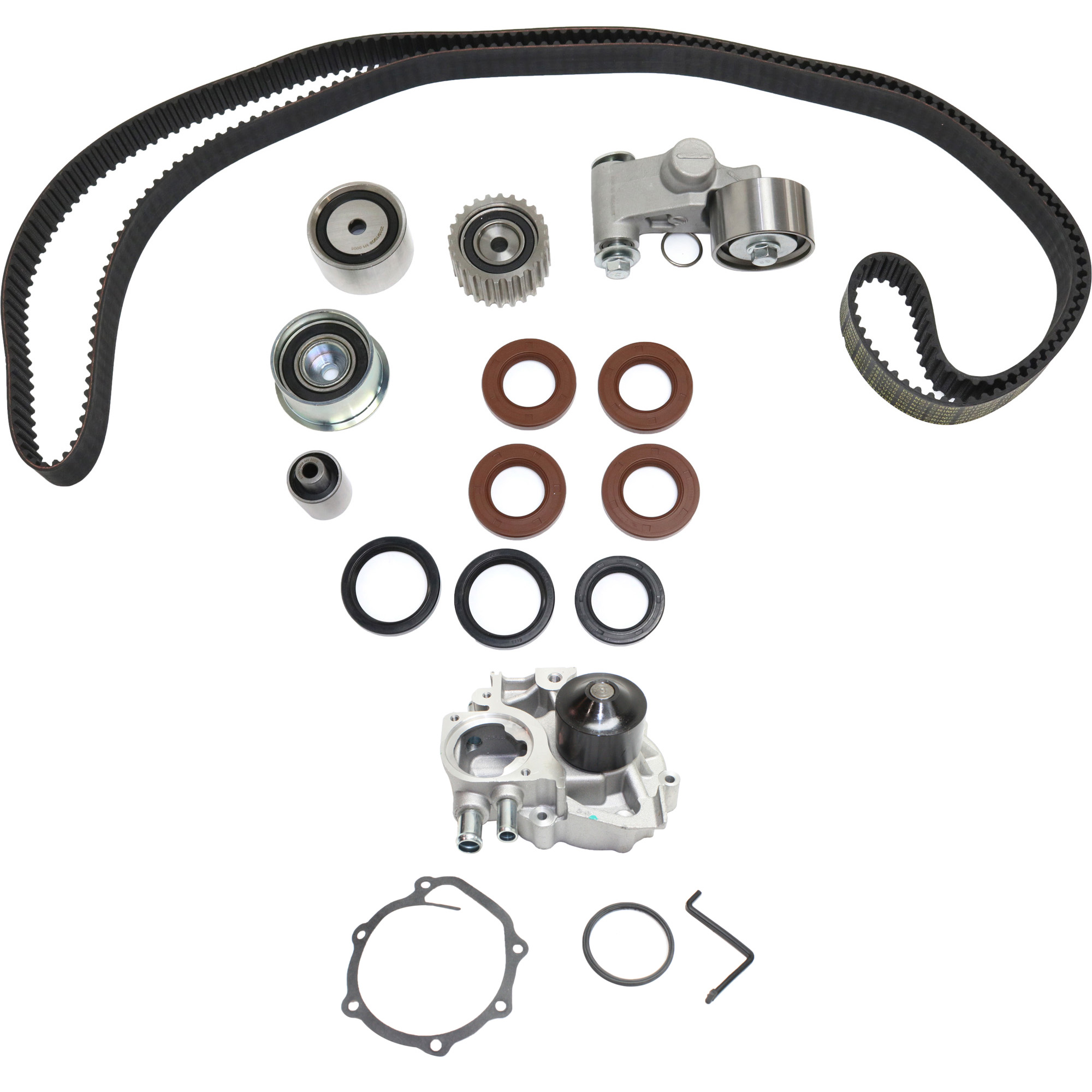 AM BAJA 04-06 IMPREZA 03-14 TIMING BELT KIT 2 pc kit with Water Pump SKU KIT 090915-01 OEM 2523280-95328K1 GTK0328 TB328K