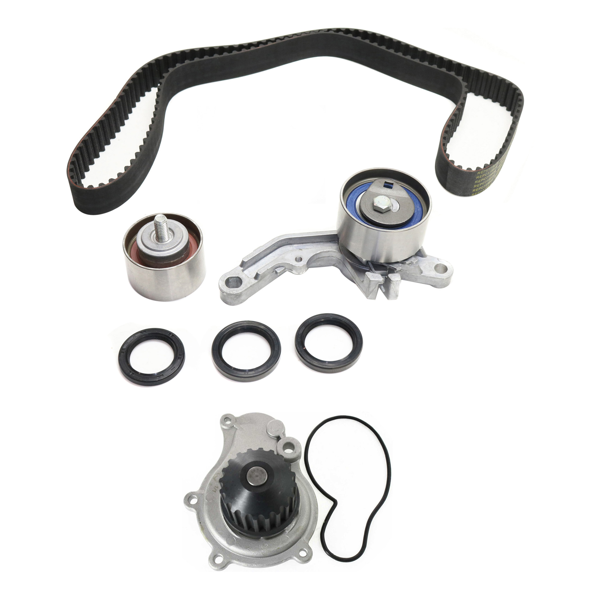 AM PT CRUISER 03-10 TIMING BELT KIT 2 pc Kit with Water Pump SKU KIT 090915-02 OEM 19108-20427-23300-41006-58542