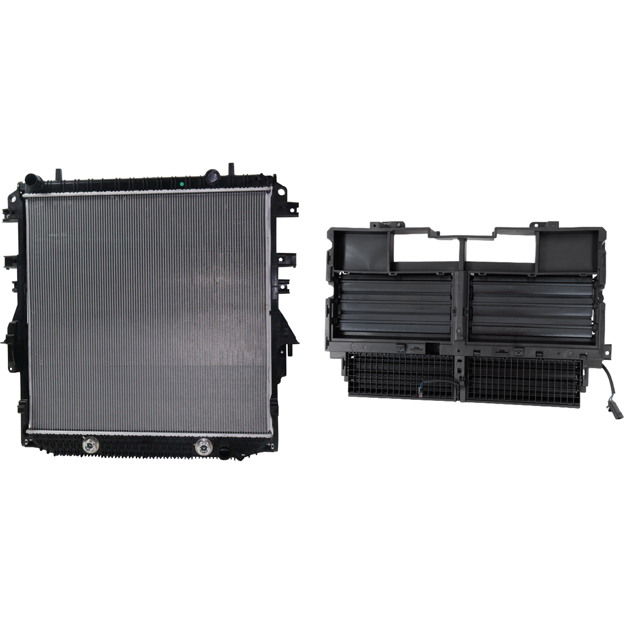 AM COLORADO CANYON 15-16 ACTIVE GRILLE SHUTTER 2 pc Kit 3.6L Eng. w Actuator and Motor includes Radiator SKU KIT 090925-01 Partslink GM3010573 OEM 84910548