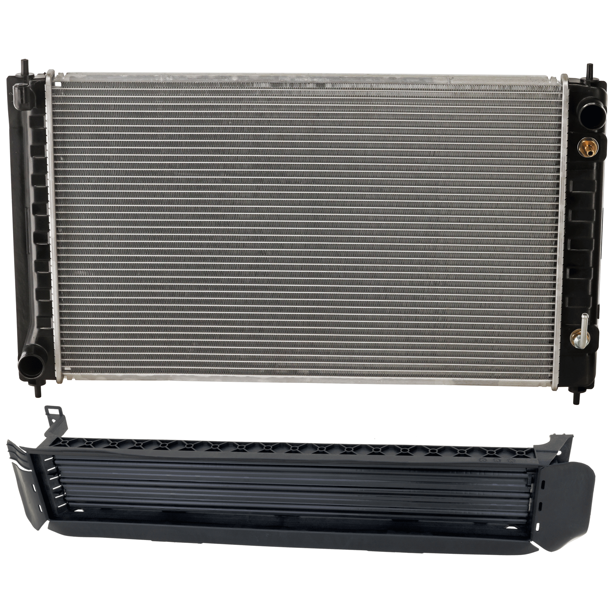 AM ALTIMA 16-18 ACTIVE GRILLE SHUTTER 2 pc Kit Upper includes Radiator SKU KIT 090925-02 Partslink NI3010210 OEM 21460ZN50B 21460ZN50A