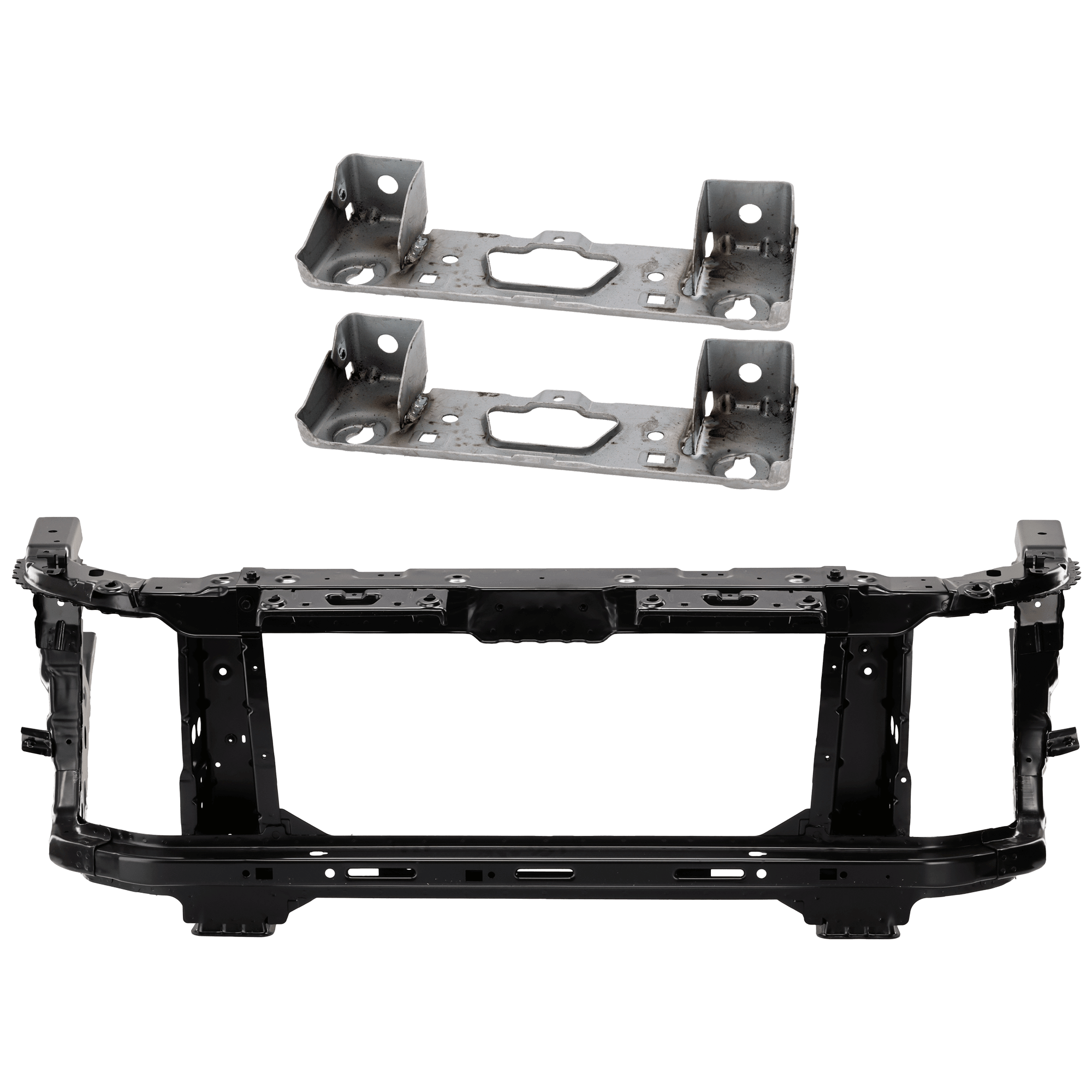 AM CANYON COLORADO 15-22 RADIATOR SUPPORT 3 pc Kit Assembly Steel includes Grille Brackets SKU KIT 090925-04 Partslink GM1207113 GM1225323C OEM 84023465-84827977