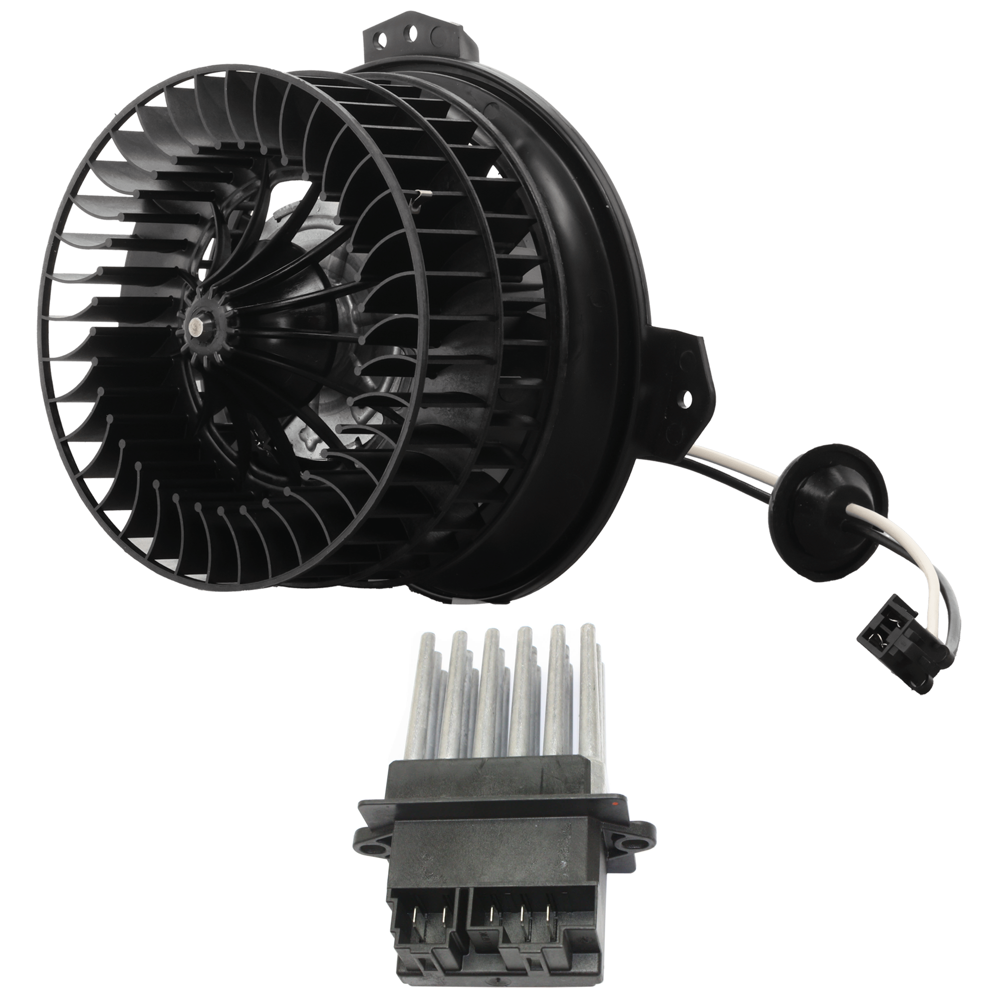 AM CARAVAN GRAND CARAVAN 05-07 PACIFICA 05-08 BLOWER MOTOR 2 pc Kit Front includes Blower Motor Resistor SKU KIT 090925-06 OEM 4885475AC 20280-20316-973027-9