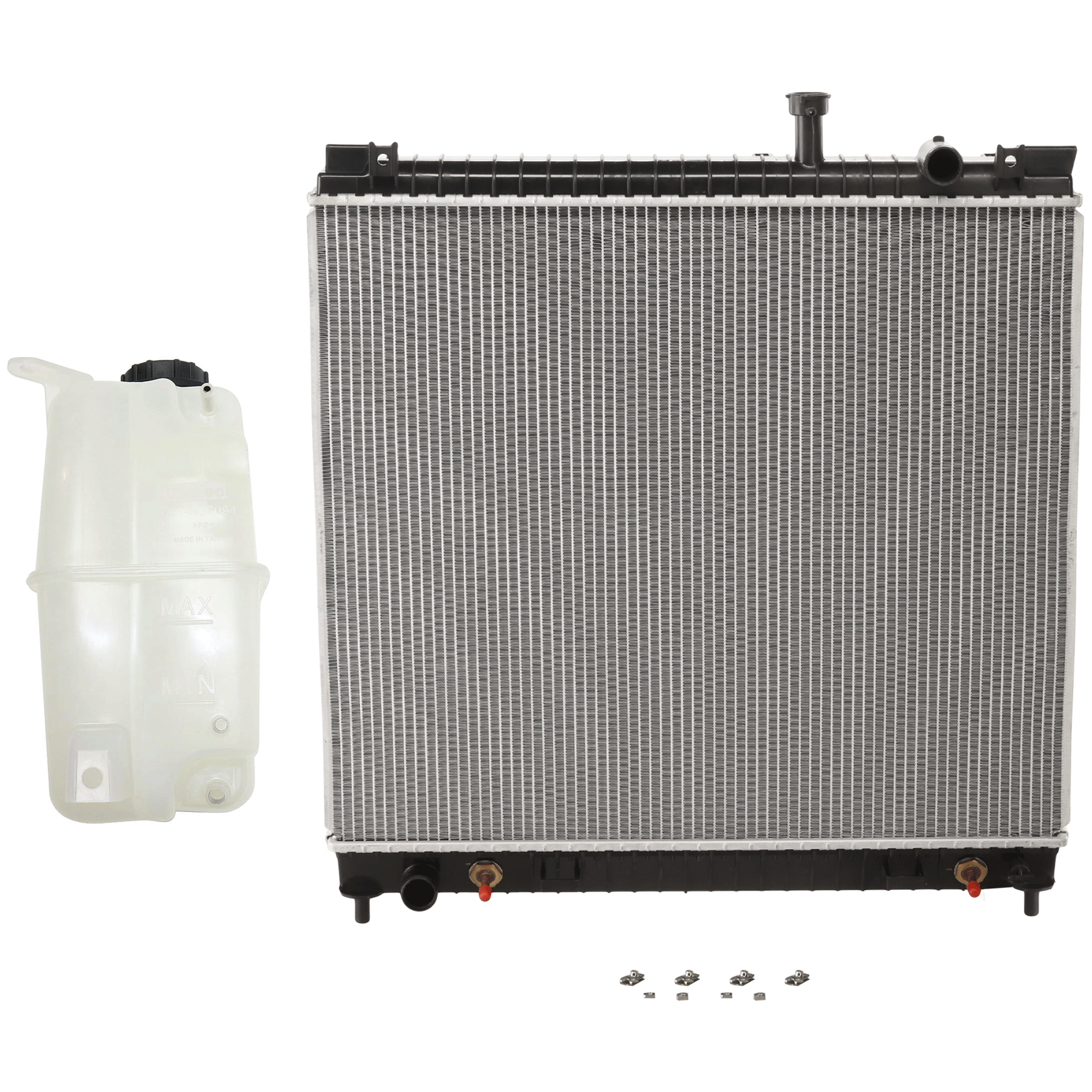 AM ARMADA 05-15 QX56-04-10 RADIATOR 2 pc Kit includes Coolant Reservoir SKU KIT 090925-15 Partslink NI3014127 OEM 21710ZZ90A PFM