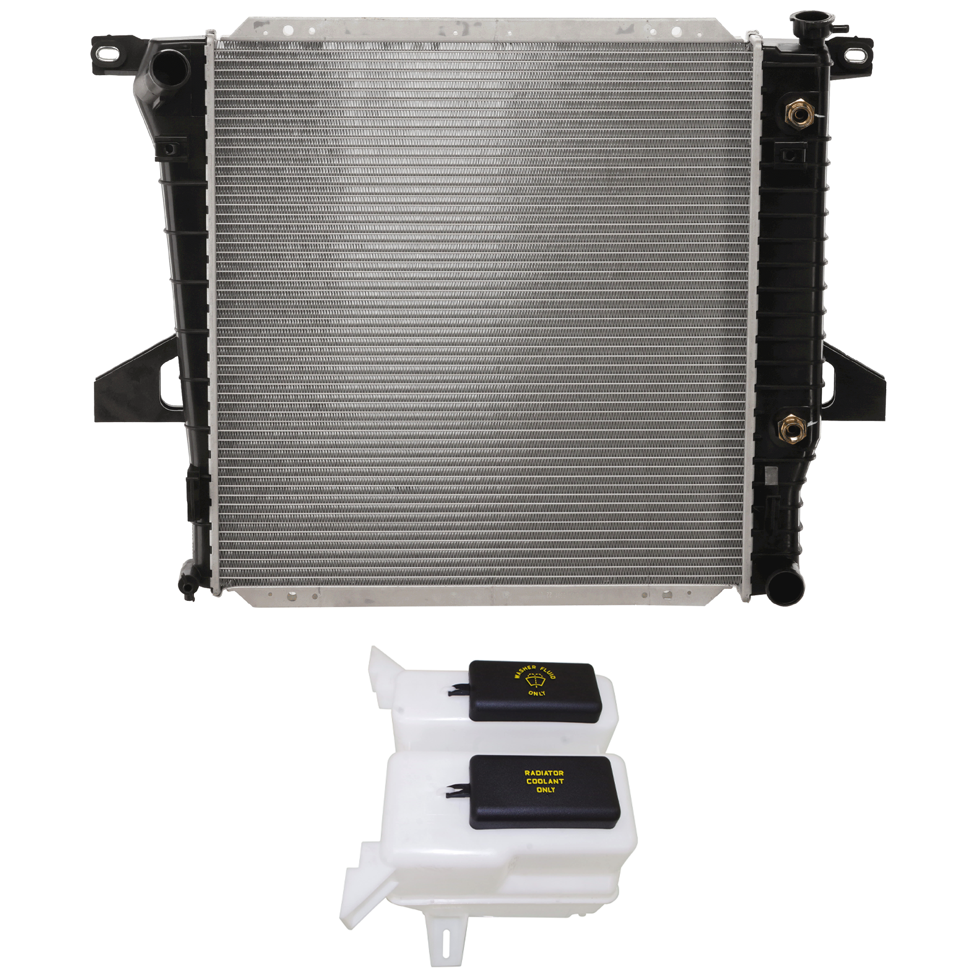 AM RANGER 01-01 RADIATOR 2 pc Kit 2.5L Eng. includes Coolant Reservoir SKU KIT 090925-19 Partslink FO1288168 OEM 8L5Z17618A PFM