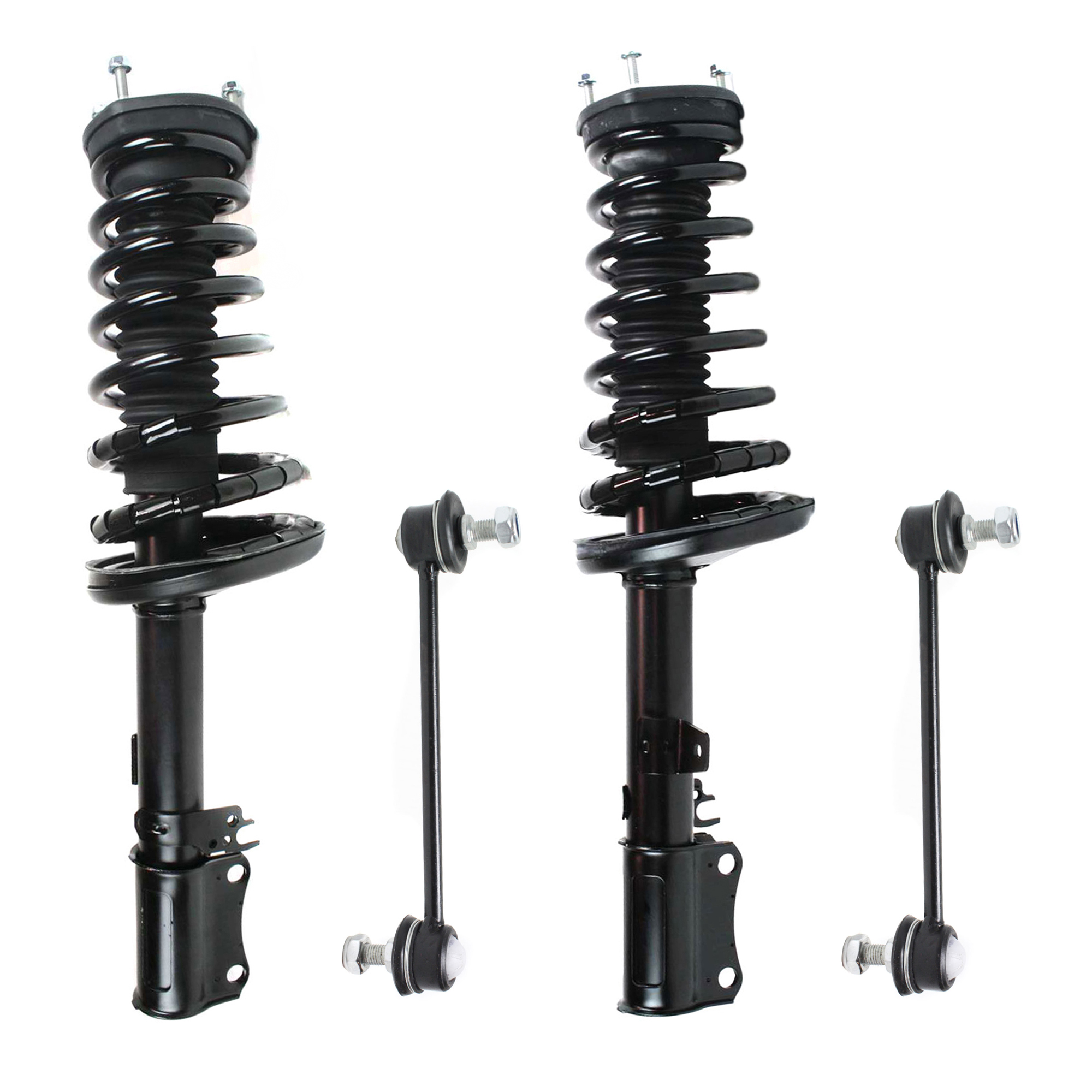 AM CAMRY 97-01 SOLARA 99-03 REAR SUSPENSION KIT RH AND LH 4 pc kit w Loaded Struts and Sway Bar Links SKU KIT 091016-11 OEM 501716819-15031-2701248744 ST8