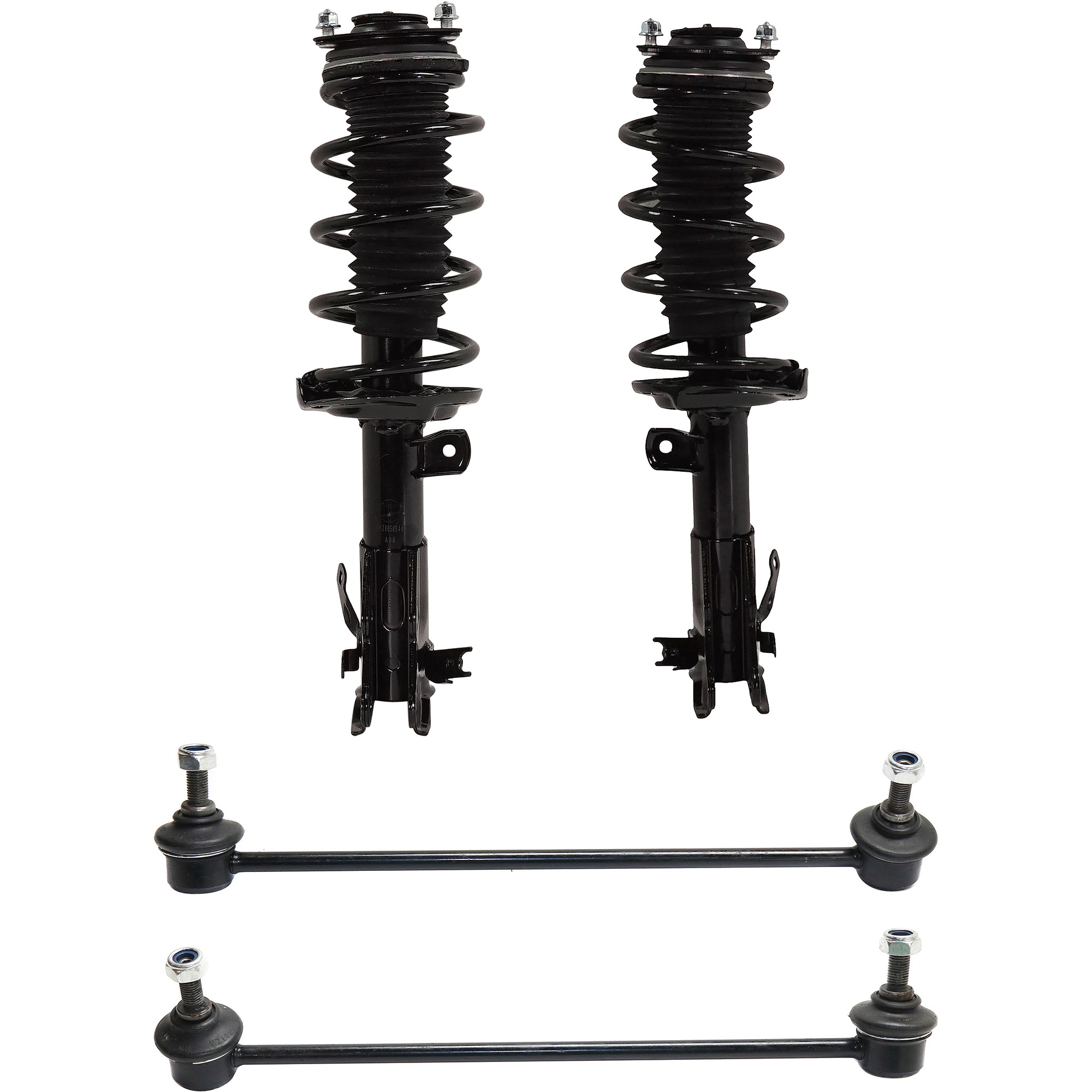 AM CIVIC 13-15 FRONT SUSPENSION KIT RH AND LH 4 pc kit with Loaded Struts and Sway Bar Links SKU KIT 091022-02 OEM SR4267-51611TR0A23-2701594469