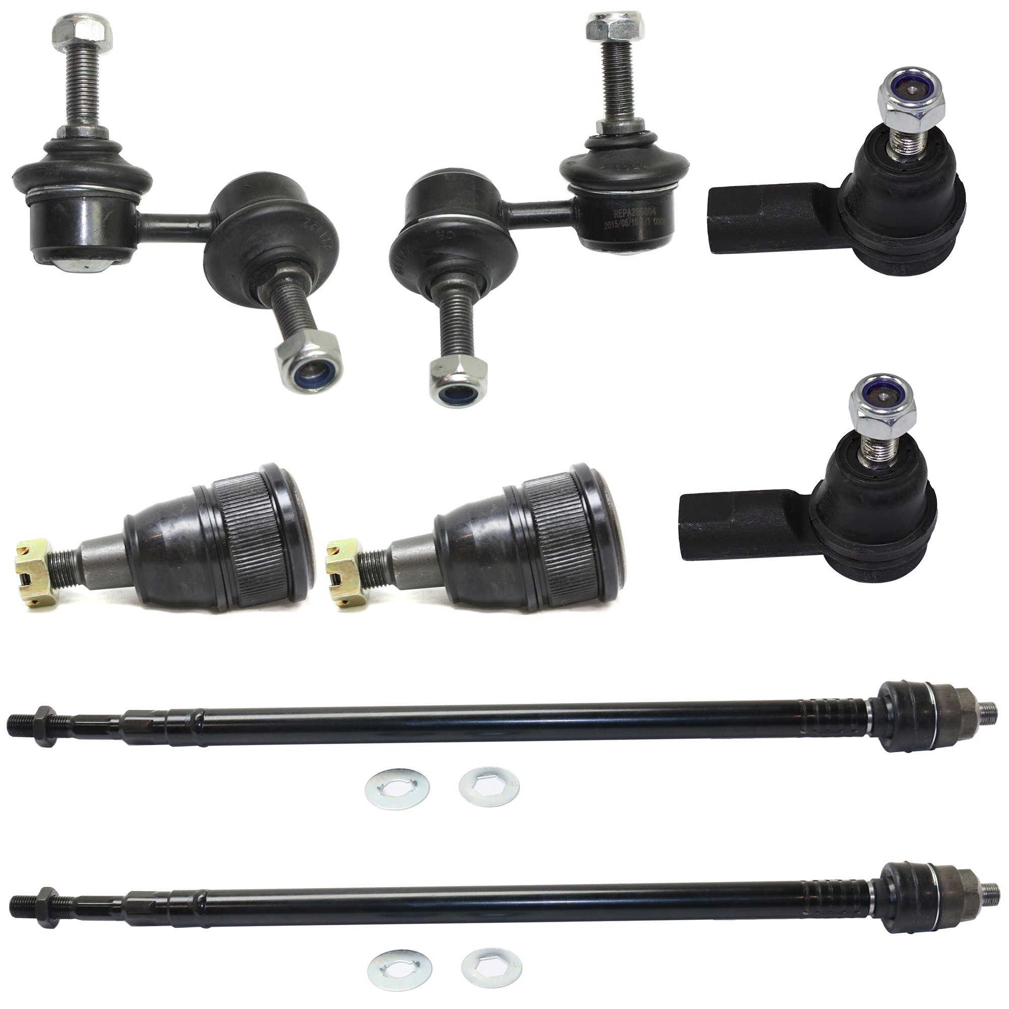 AM ELEMENT 03-11 FRONT SUSPENSION KIT RH AND LH 8 pc kit with Ball Joints Sway Bar Links and Tie Rod Ends SKU KIT 091022-05 OEM 2601607-5051330-45D2386-51210S