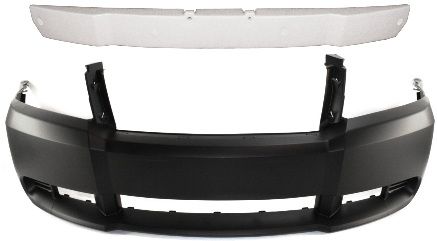 AM AVENGER 08-10 FRONT BUMPER COVER 2 pc Kit with Bumper Absorber SKU KIT 091117-05 Partslink CH1000919 CH1070815 OEM 68004703AA 5303892AA