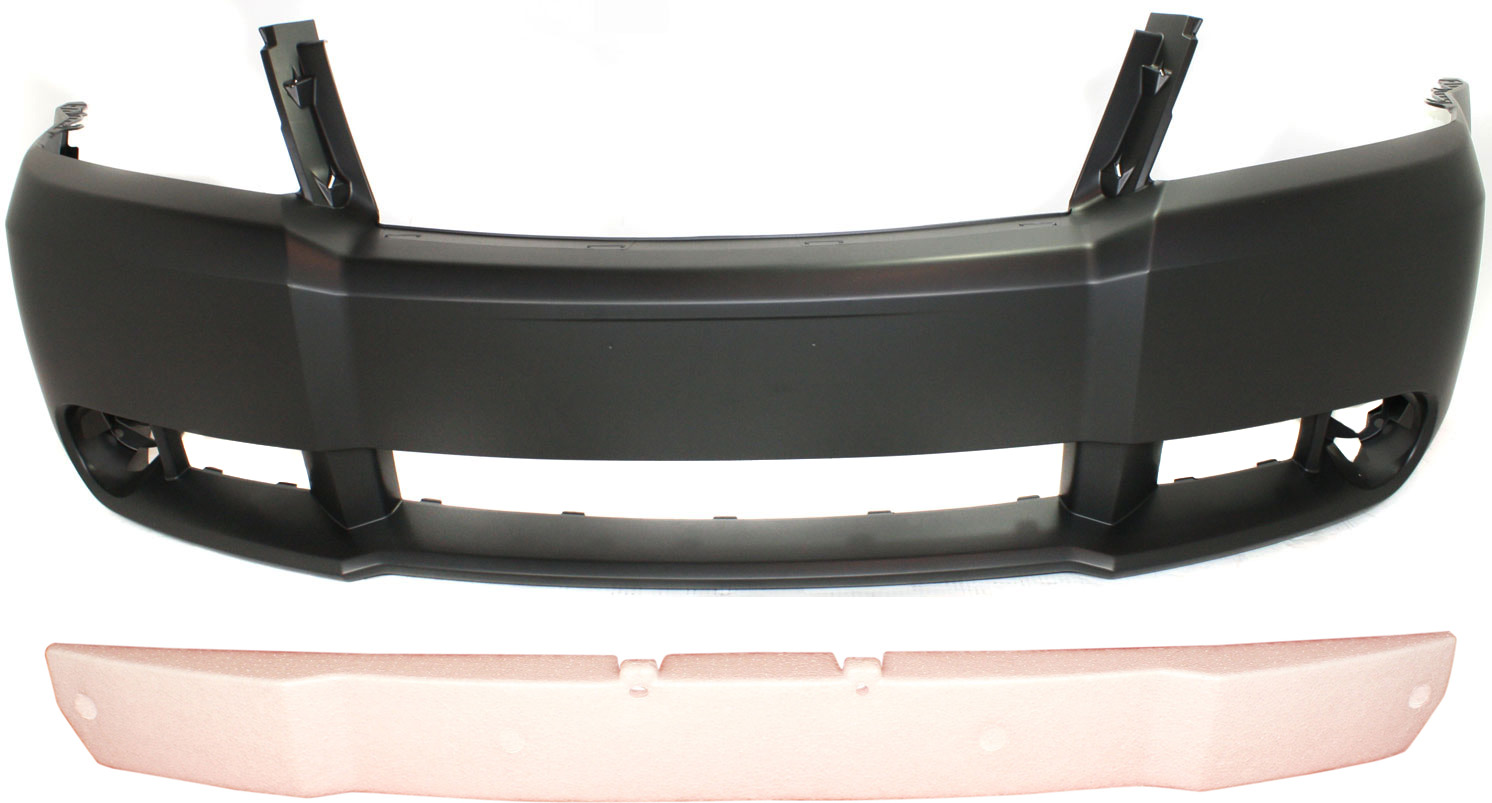 AM AVENGER 08-10 FRONT BUMPER COVER 2 pc Kit with Bumper Absorber SKU KIT 091117-07 Partslink CH1000918 CH1070815 OEM 68004697AA 5303892AA